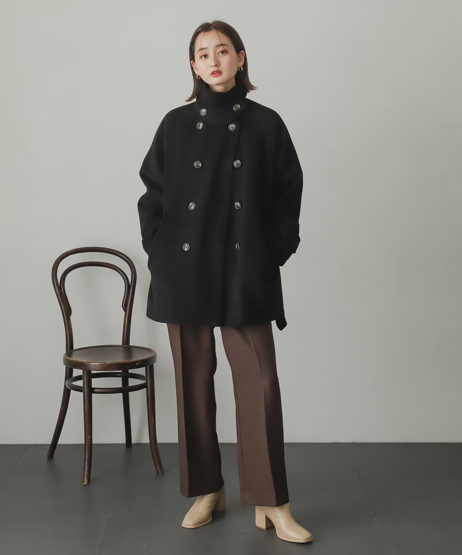 身長：169cm サイズ：one