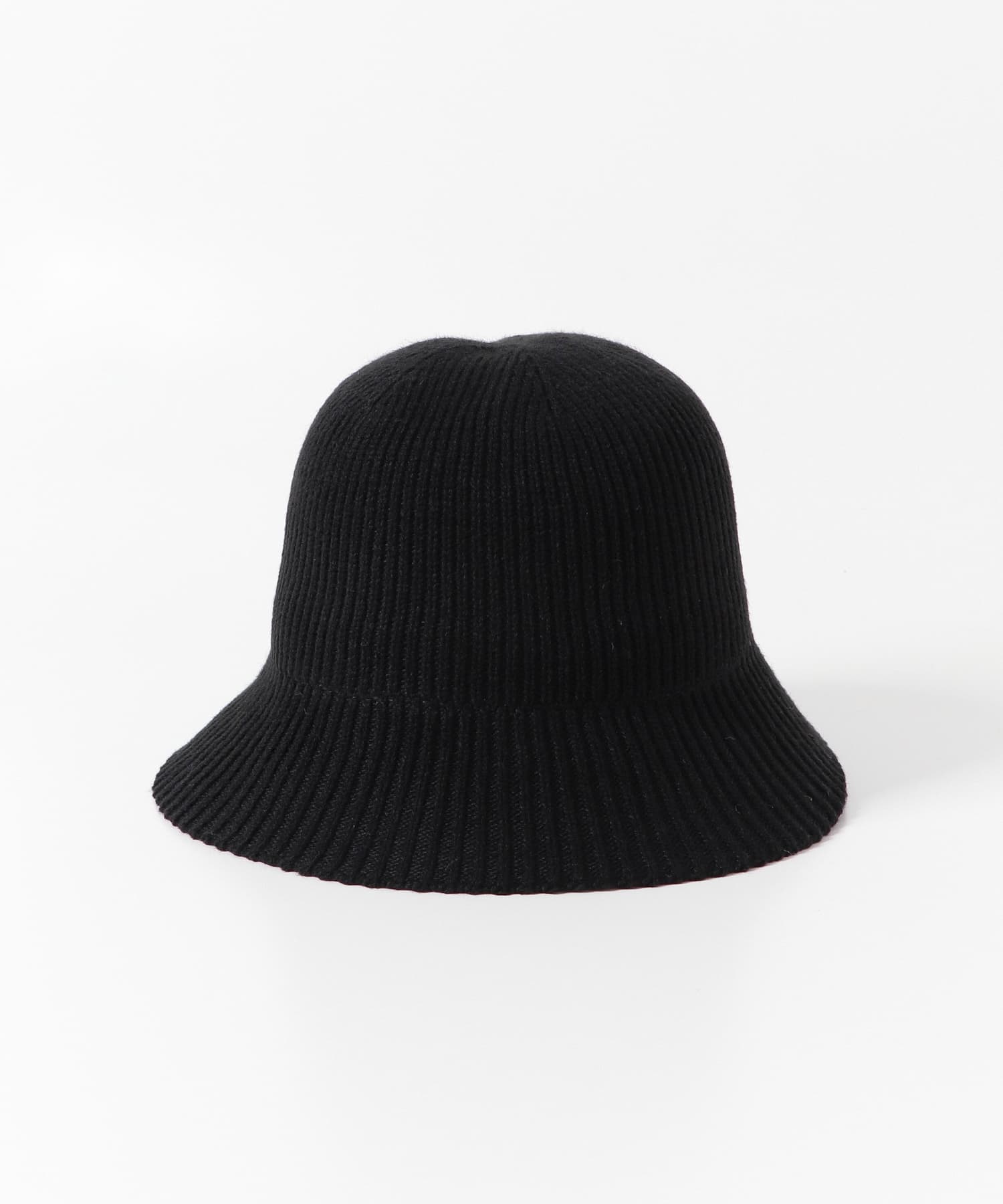 ニットバケットハット BLACK one