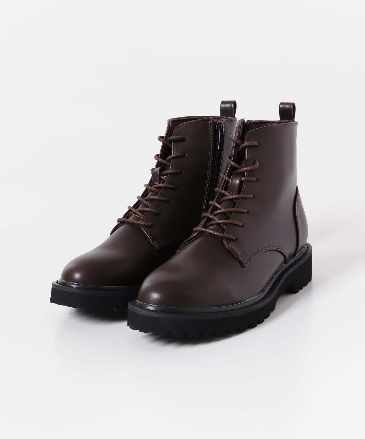レースアップブーツ BROWN S