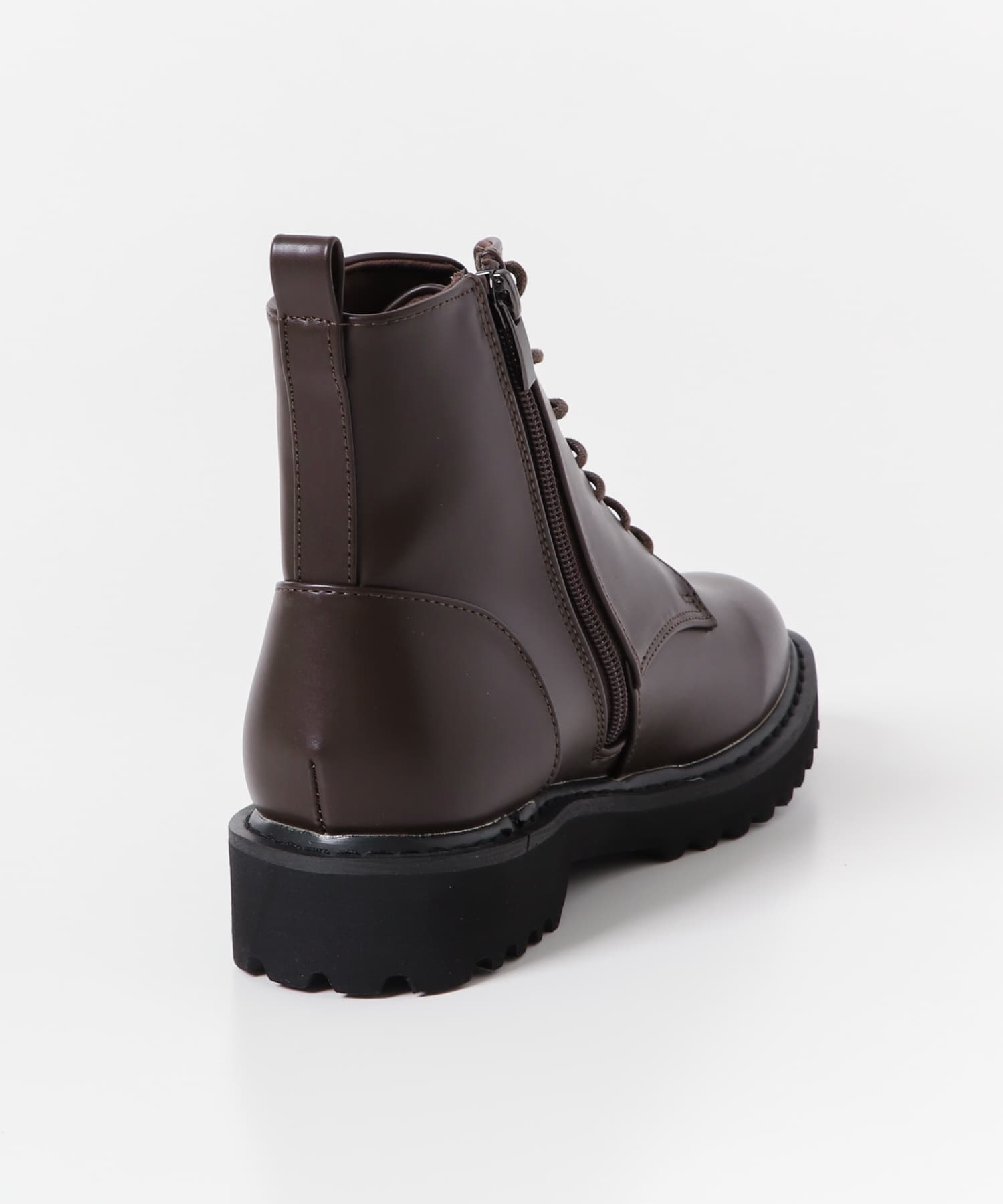レースアップブーツ BROWN S