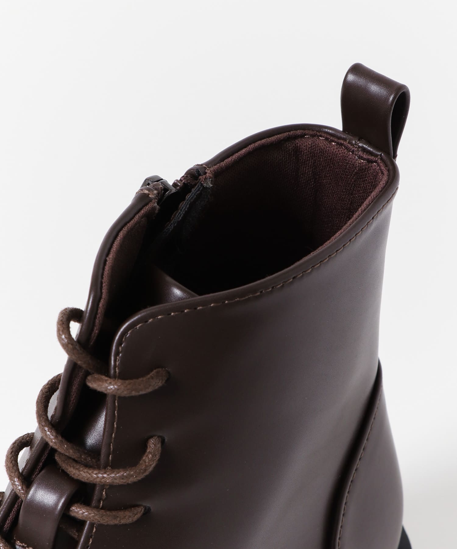 レースアップブーツ BROWN S