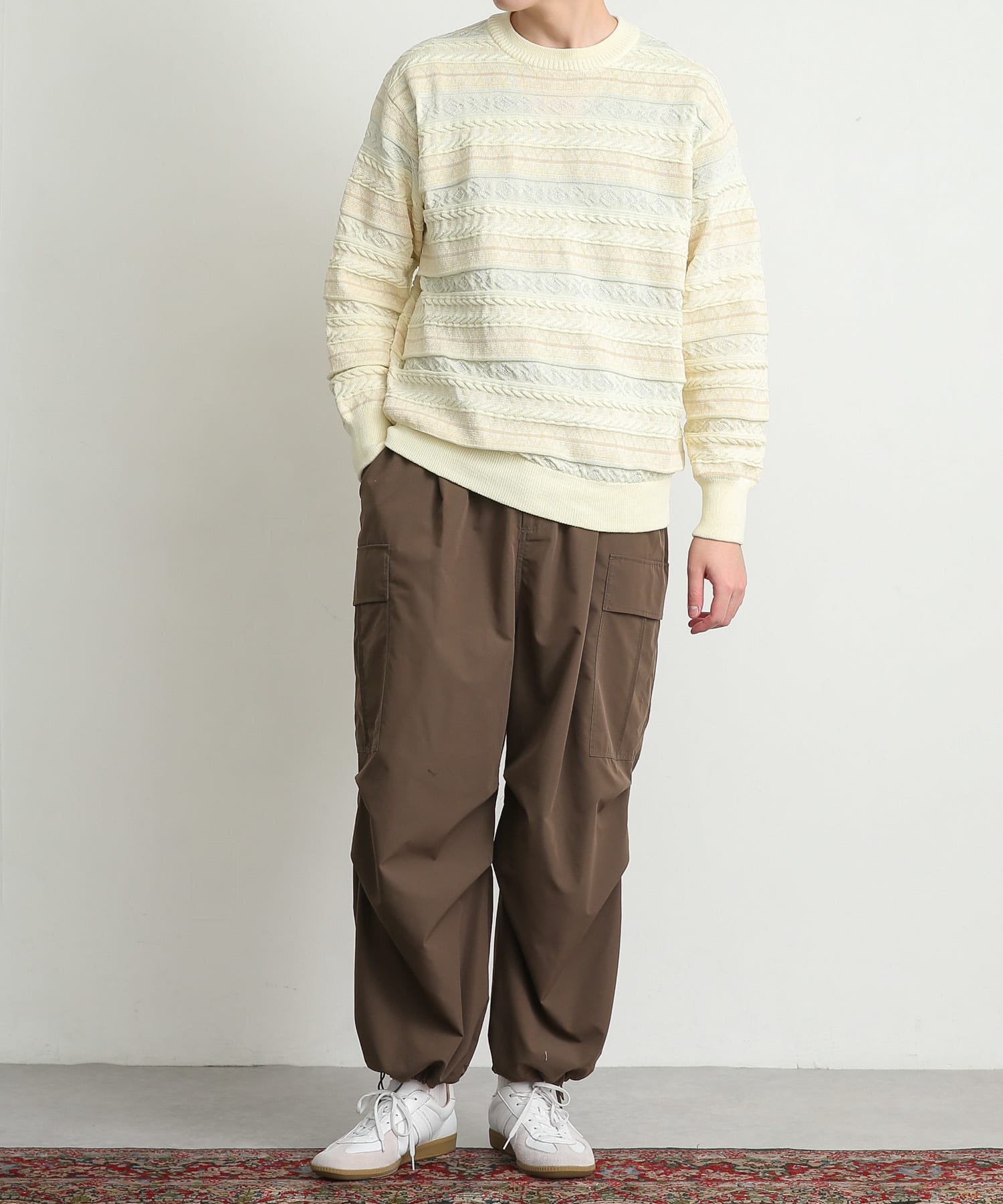 身長：182cm サイズ：L