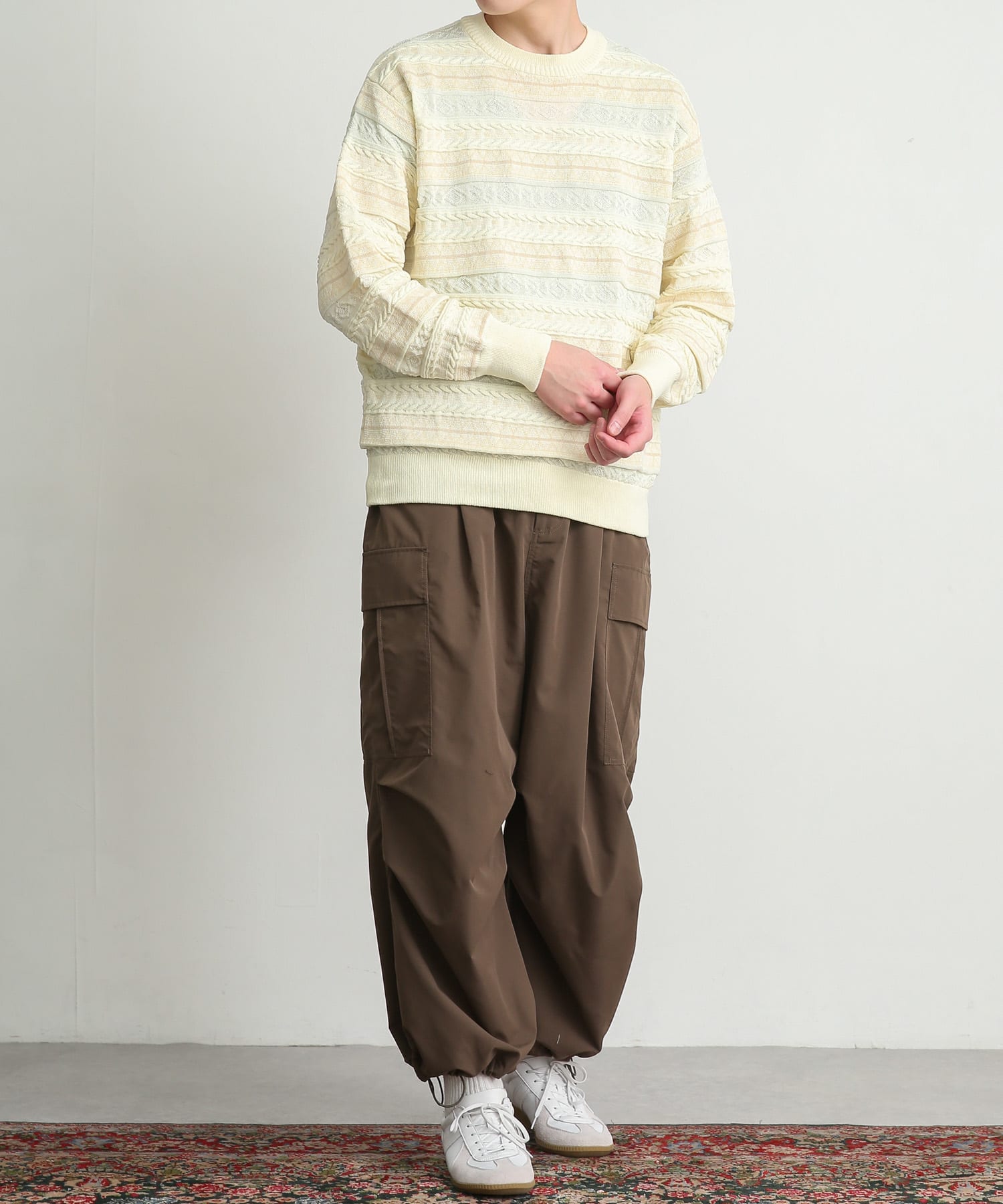 身長：182cm サイズ：L