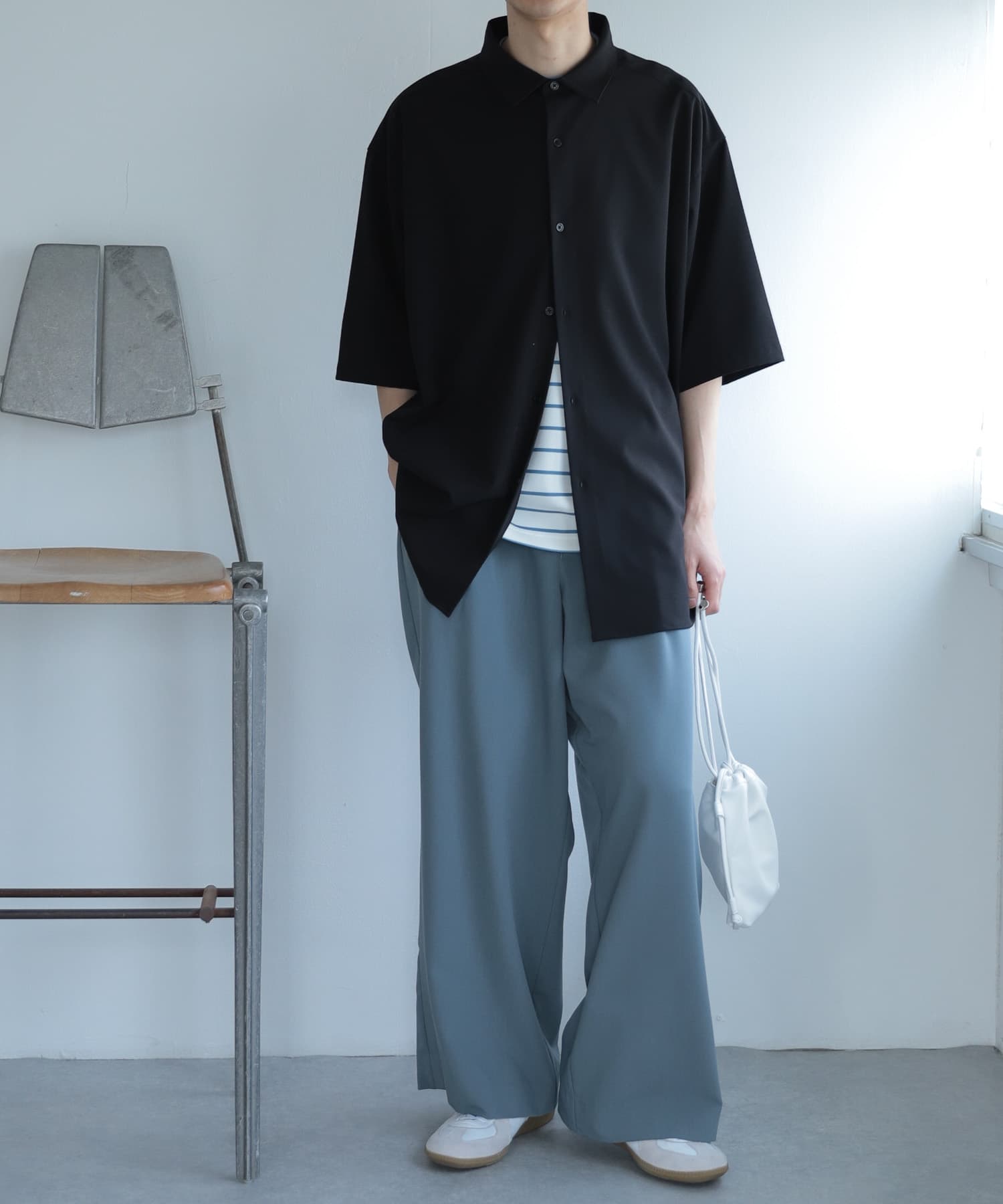 フェイクレザーコードキンチャクショルダー WHITE one
