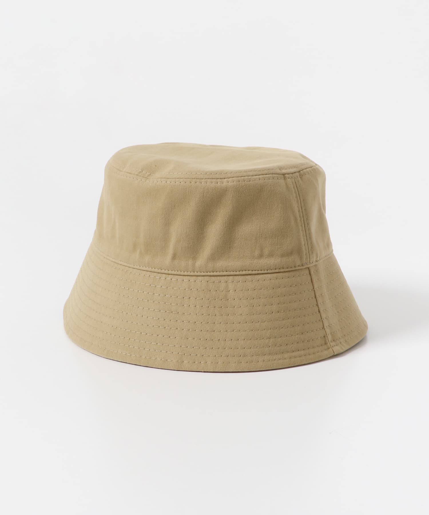 『ユニセックス』ツイルバケットハット L.BEIGE one