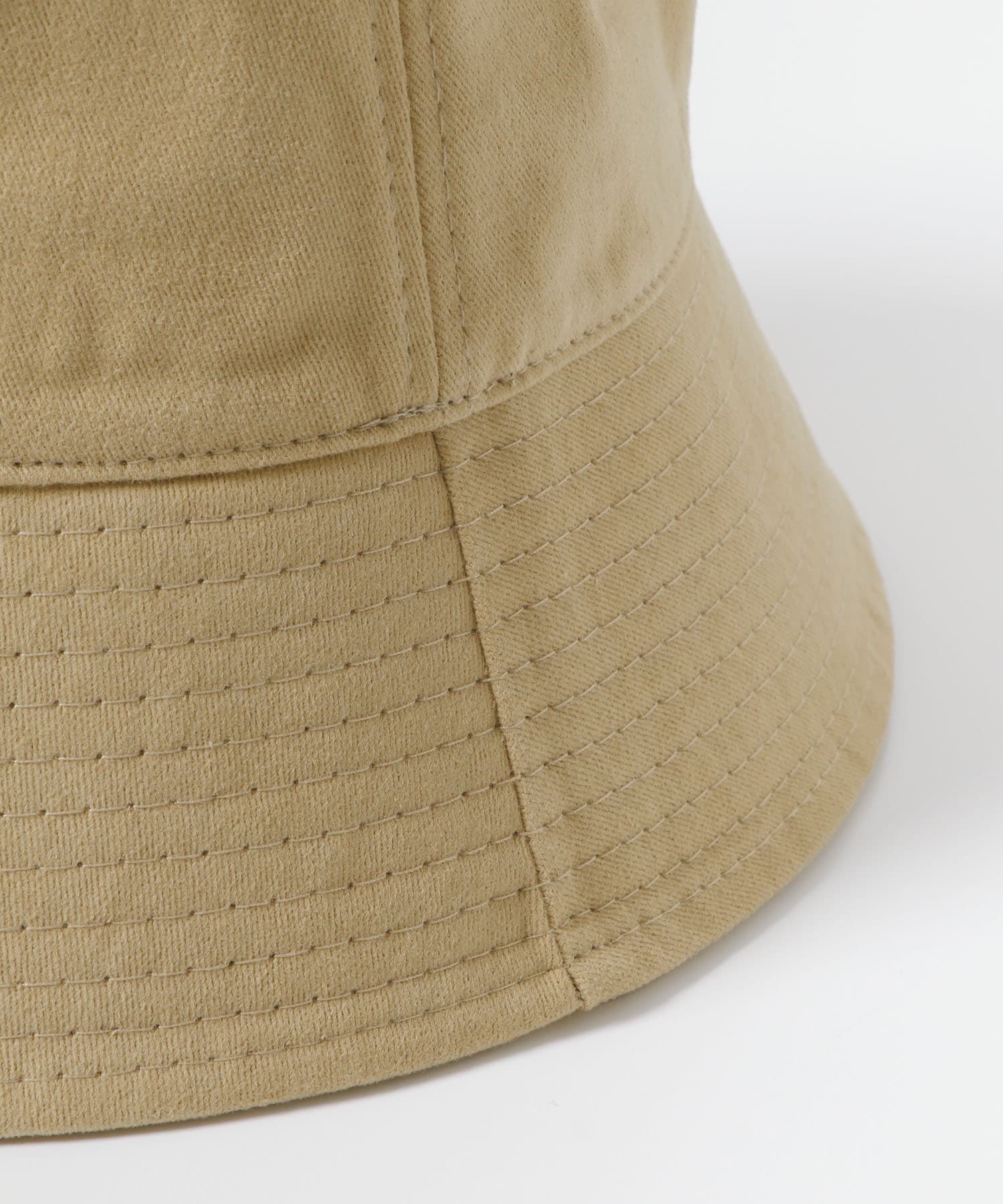 『ユニセックス』ツイルバケットハット L.BEIGE one