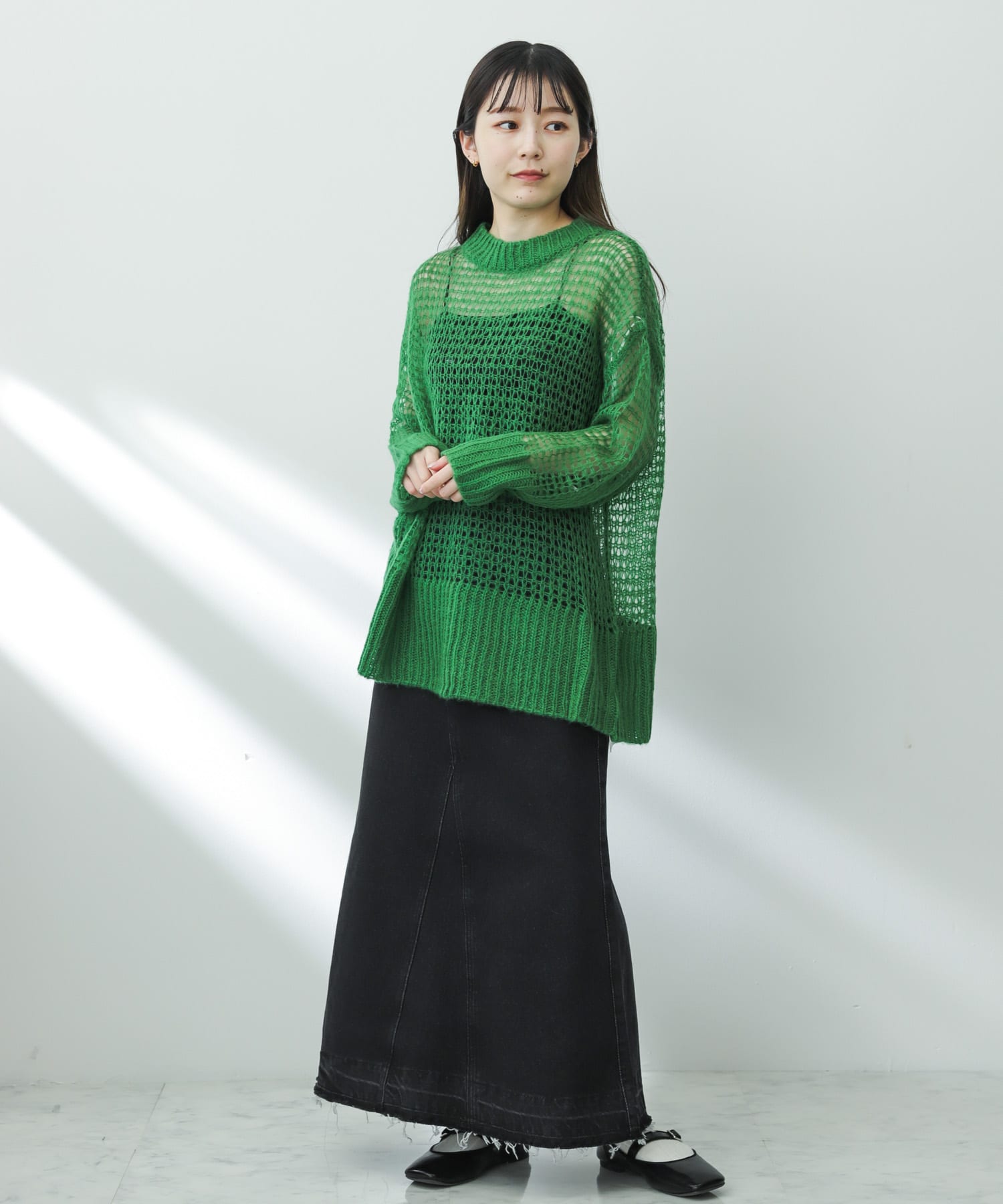 身長：156cm サイズ：one