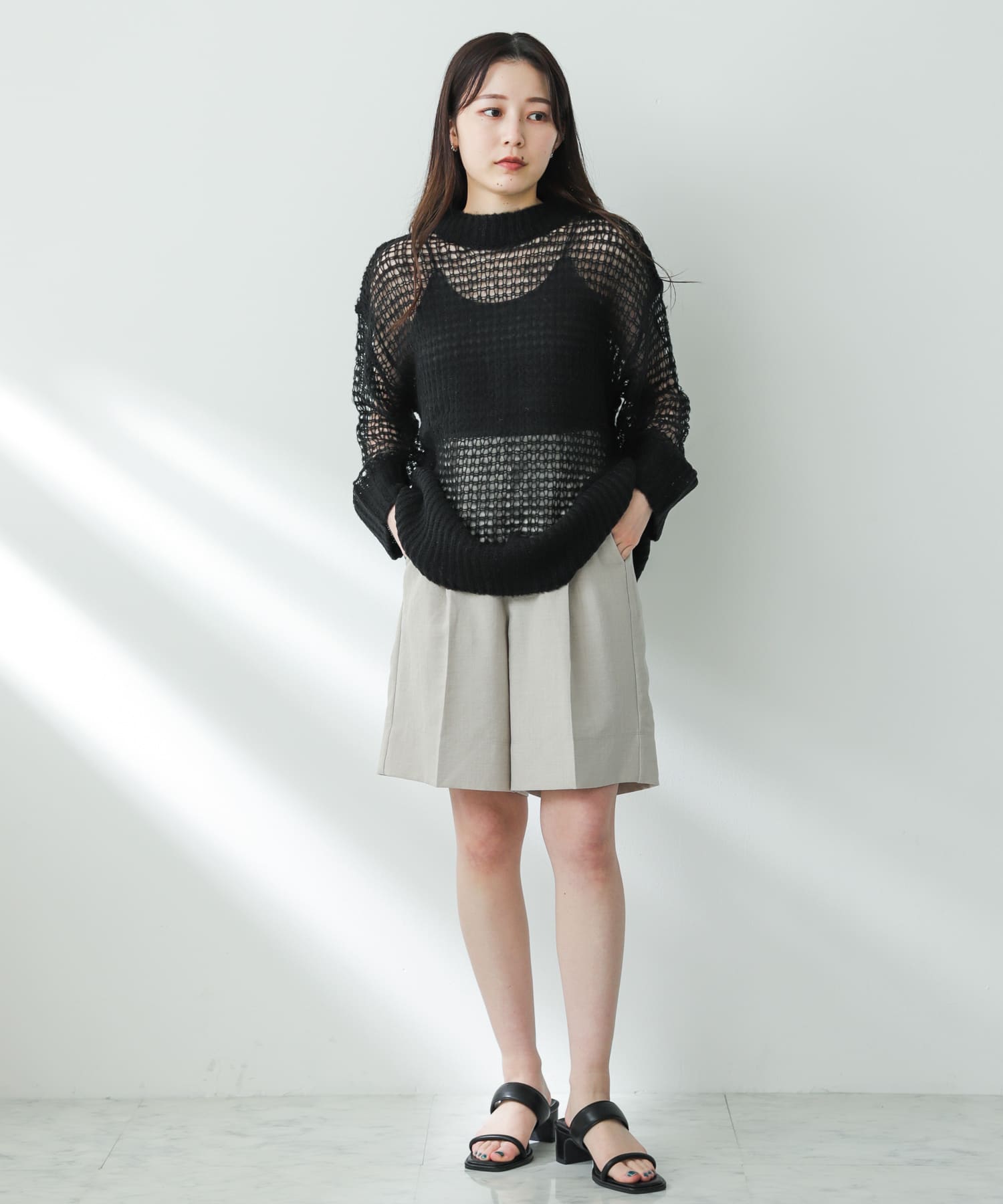 身長：156cm サイズ：one