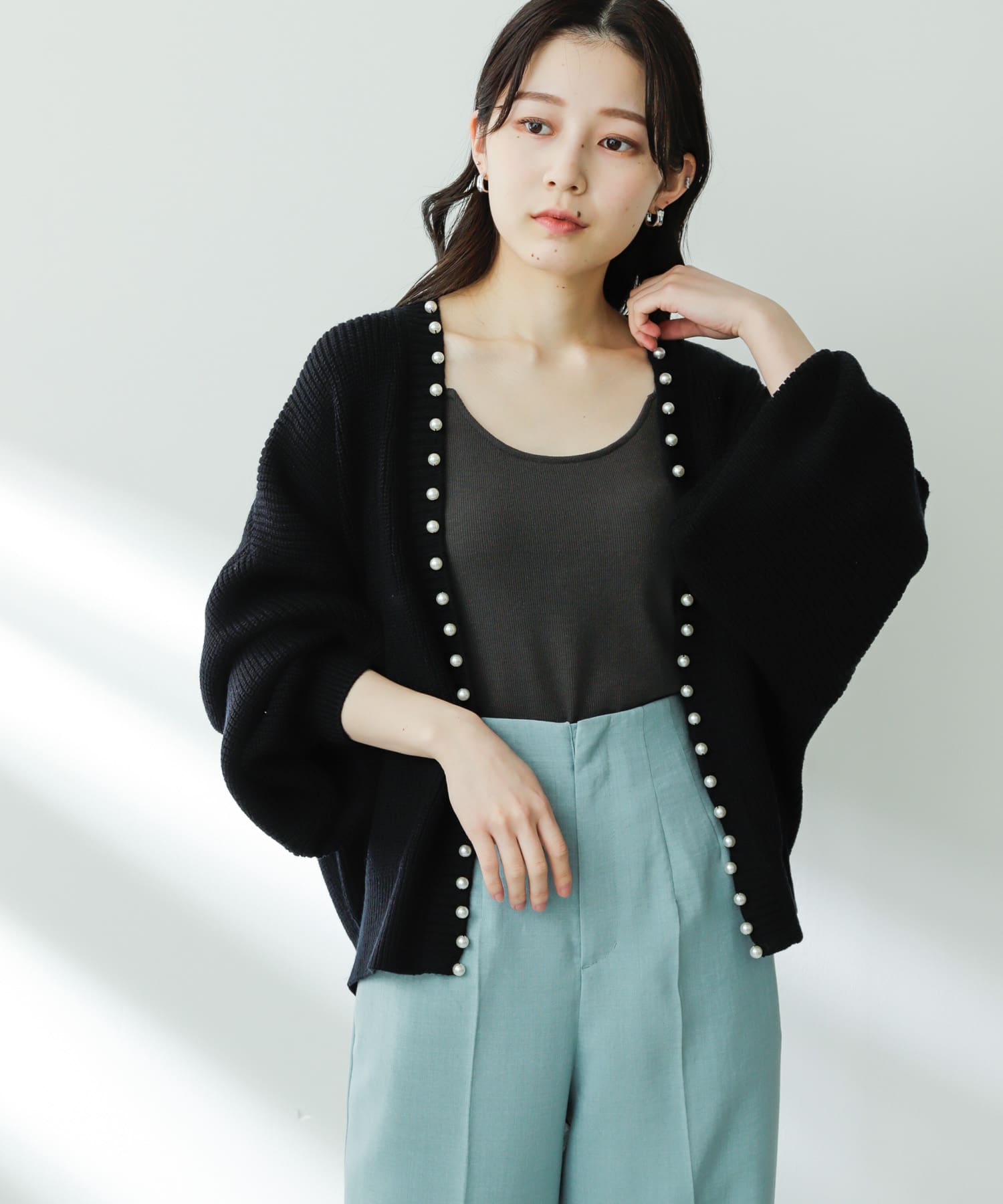 身長：156cm サイズ：one