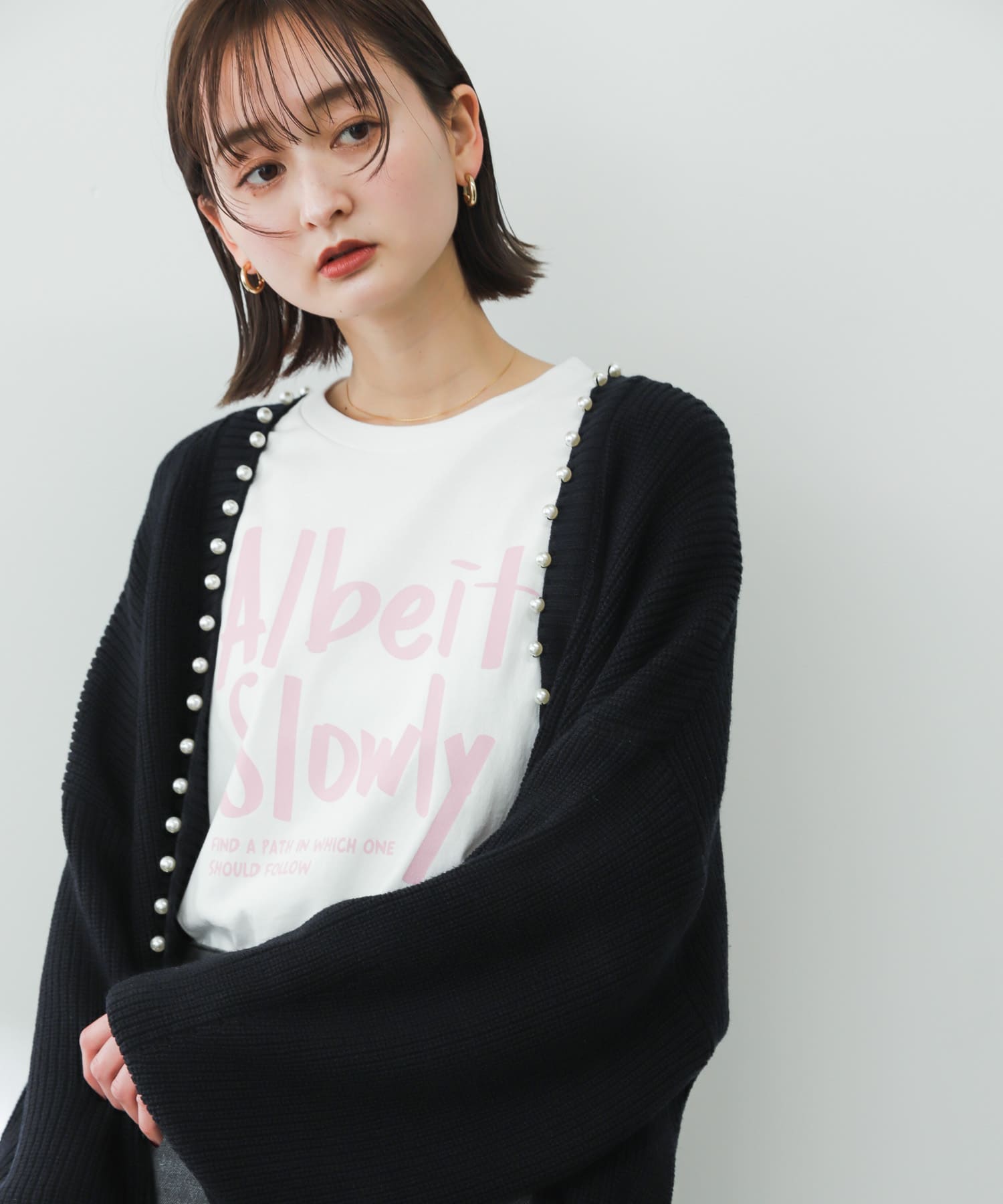 身長：169cm サイズ：one
