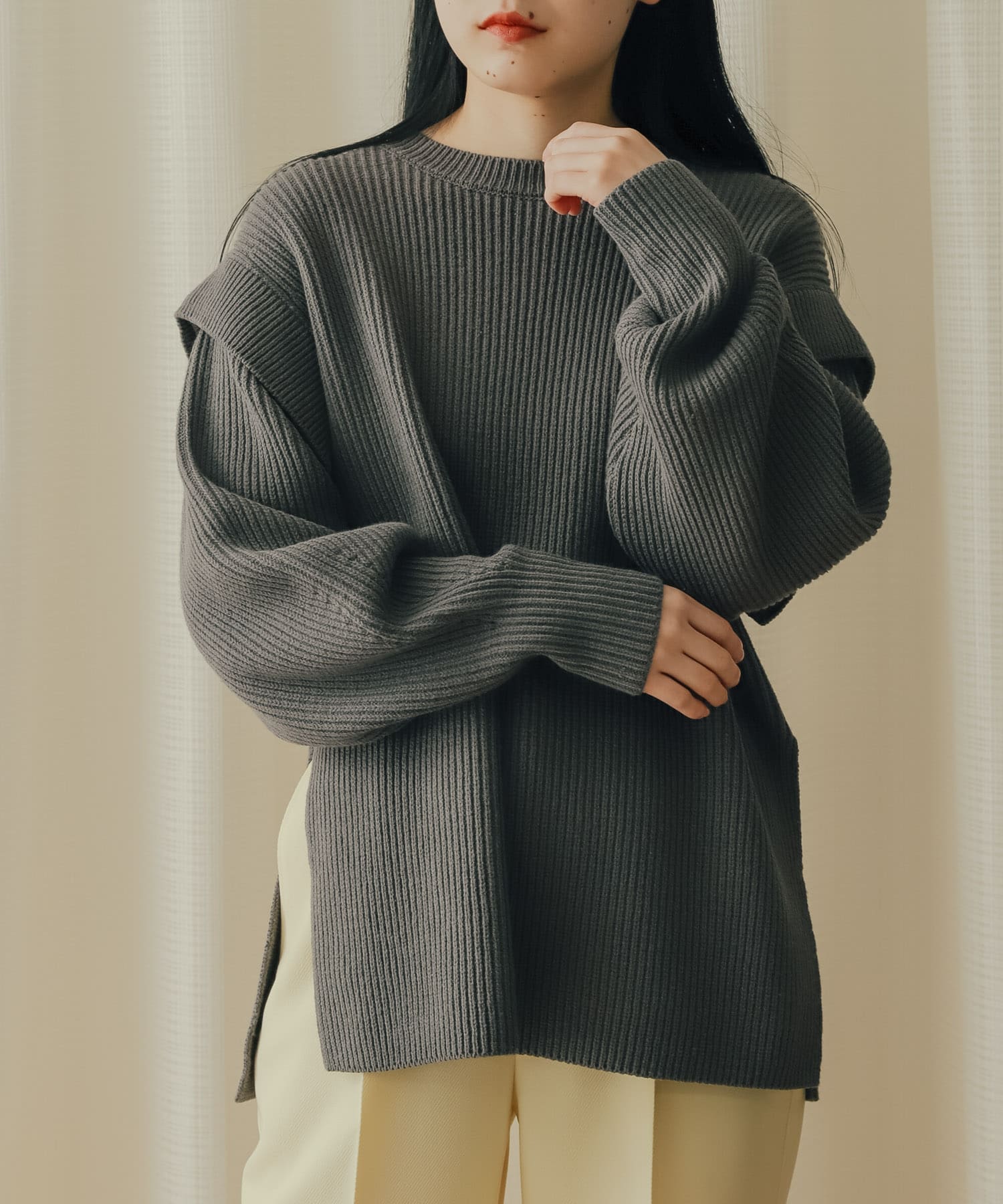 身長：156cm サイズ：one