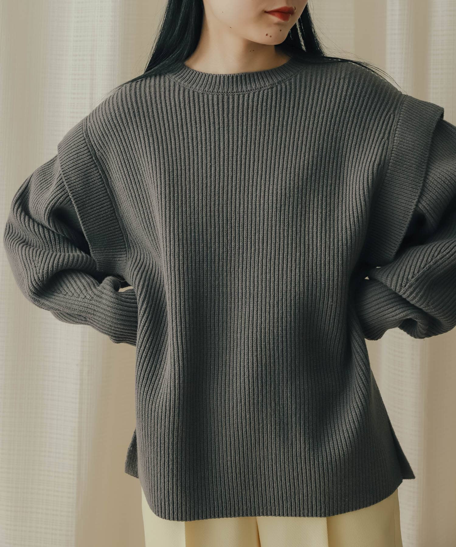 身長：156cm サイズ：one