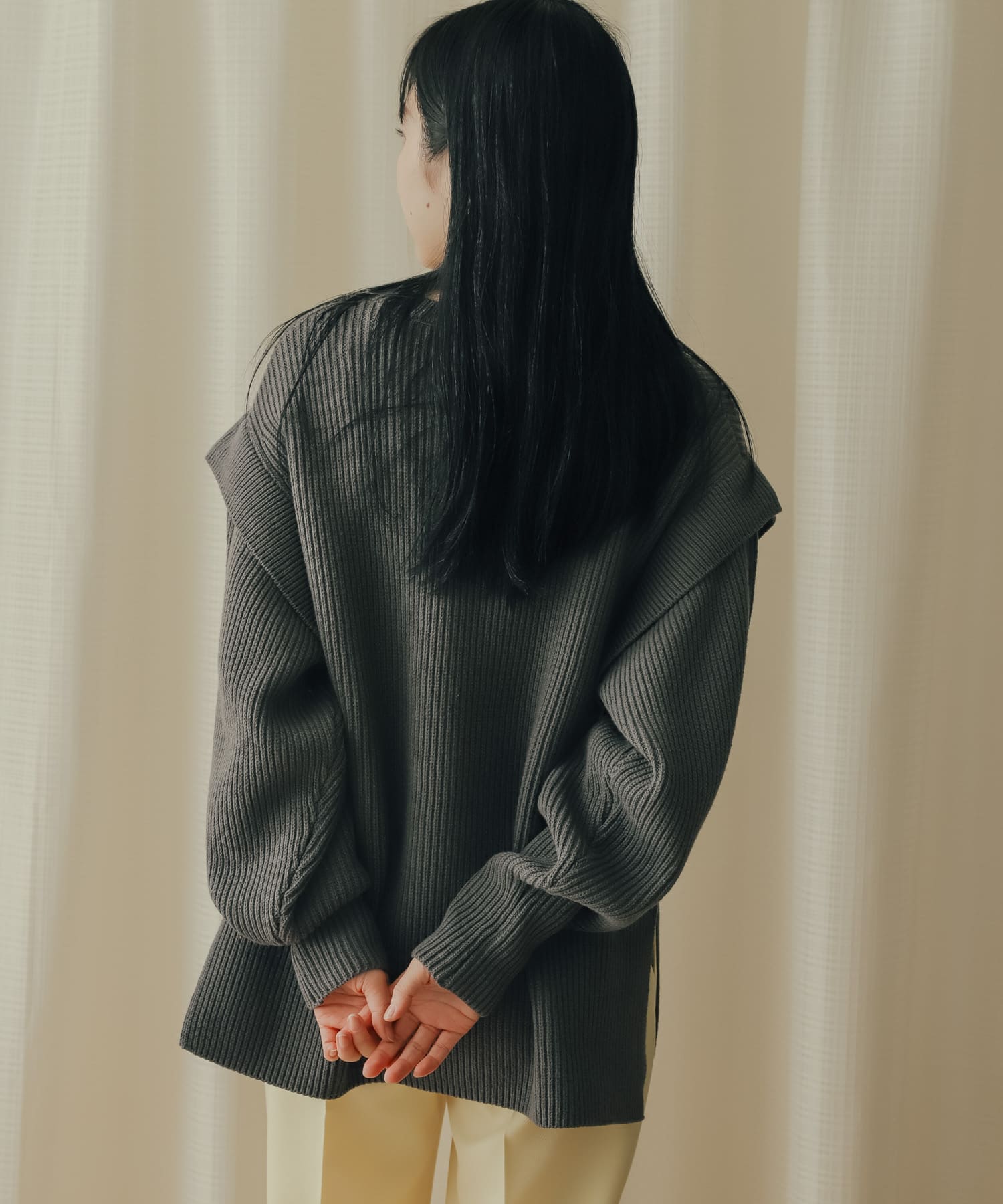 身長：156cm サイズ：one