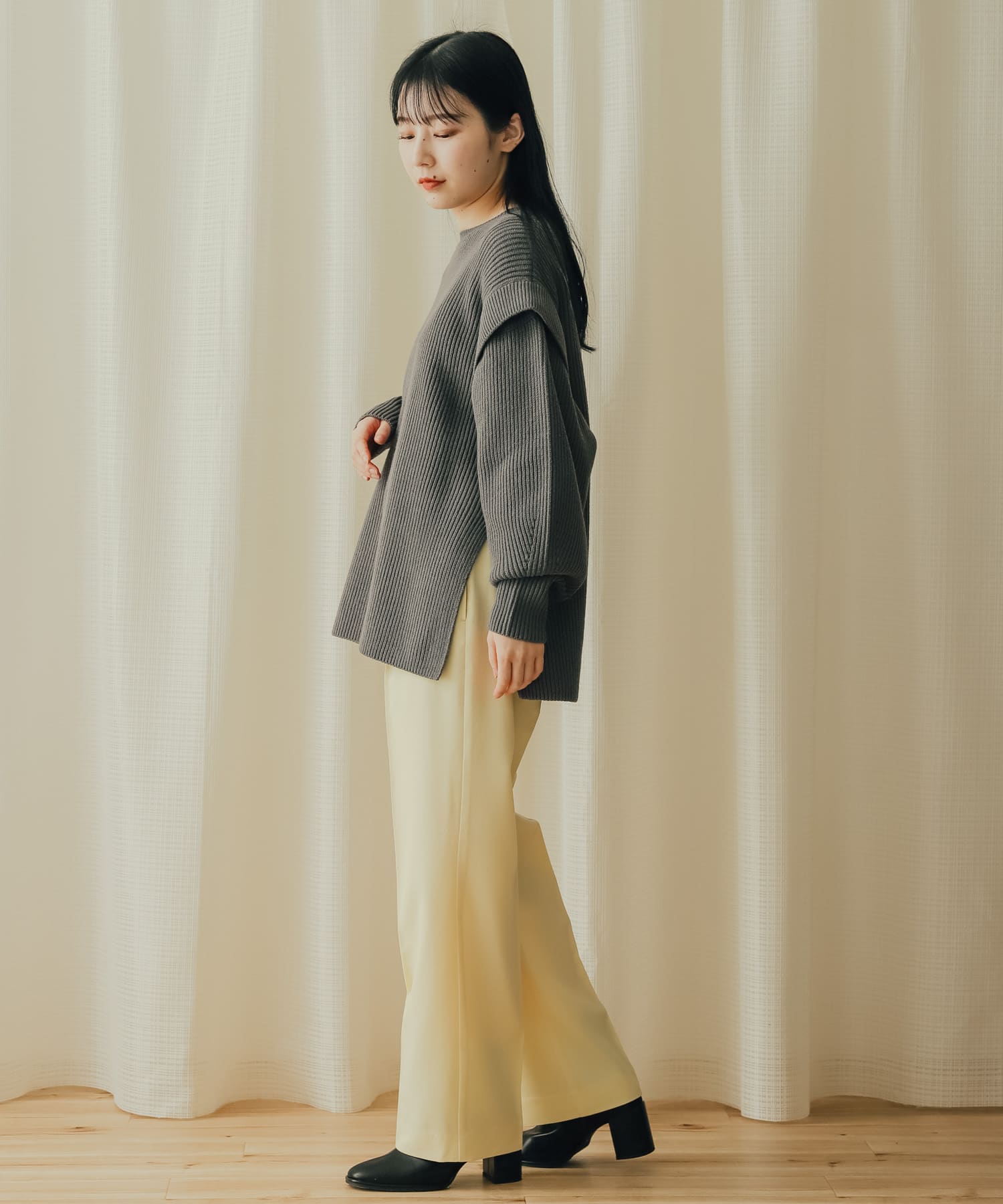 身長：156cm サイズ：one