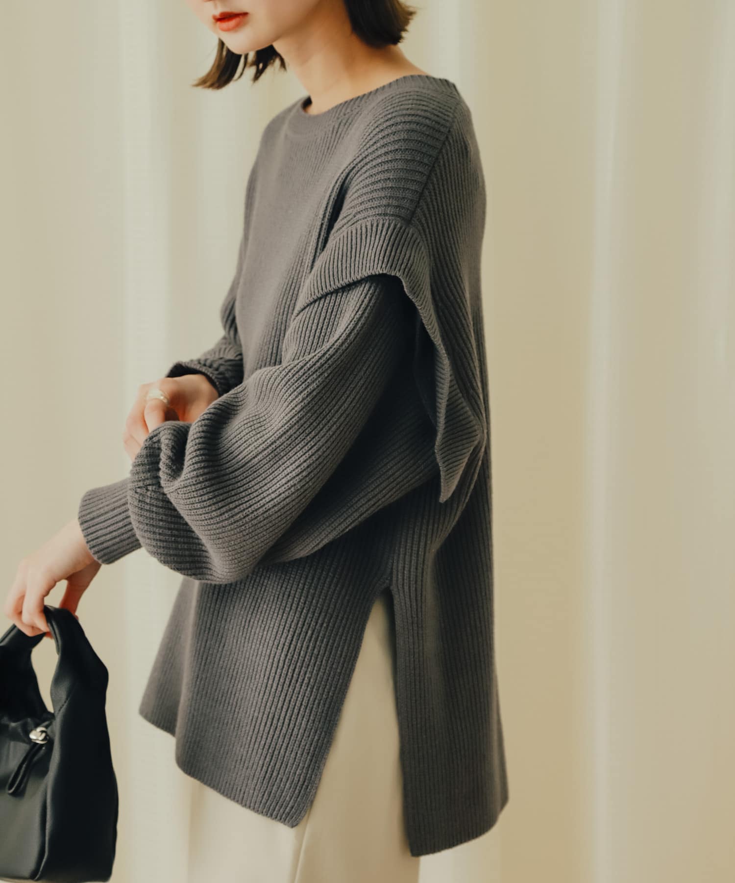 身長：169cm サイズ：one