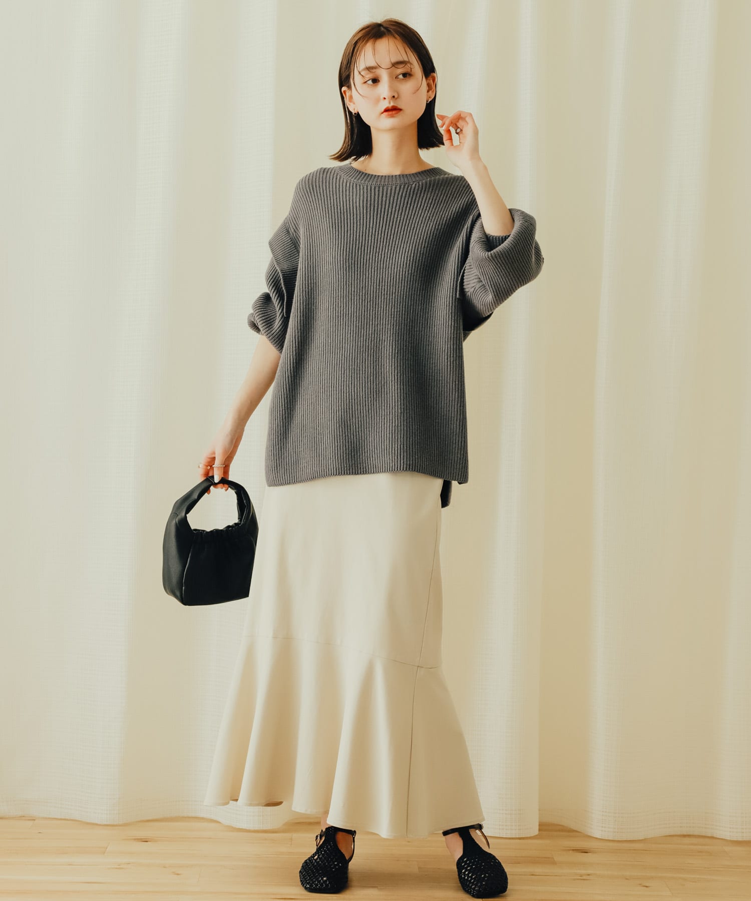 身長：169cm サイズ：one