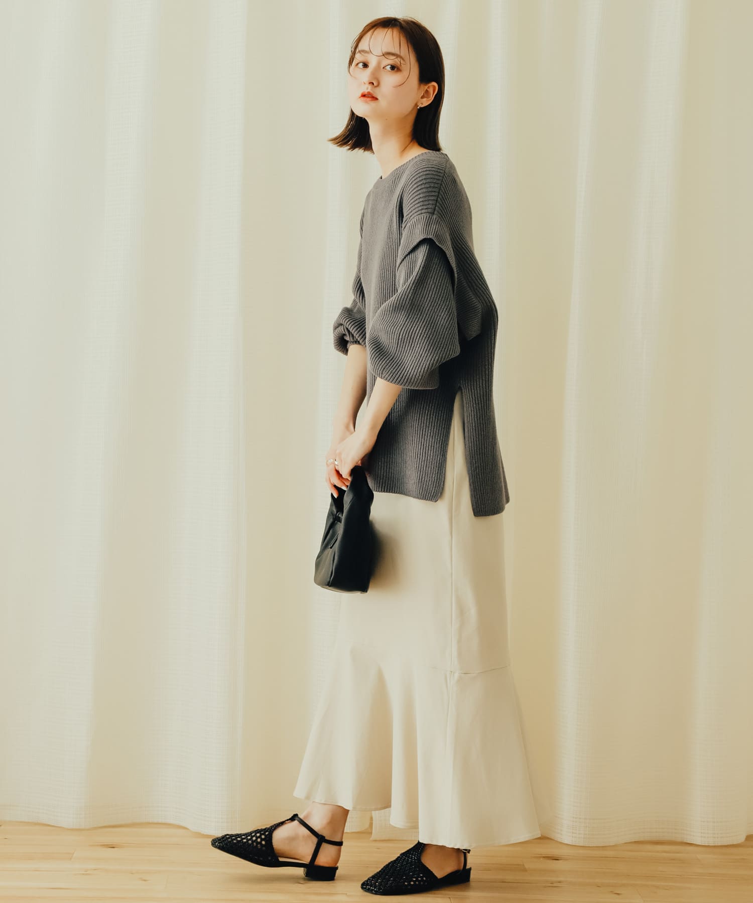 身長：169cm サイズ：one