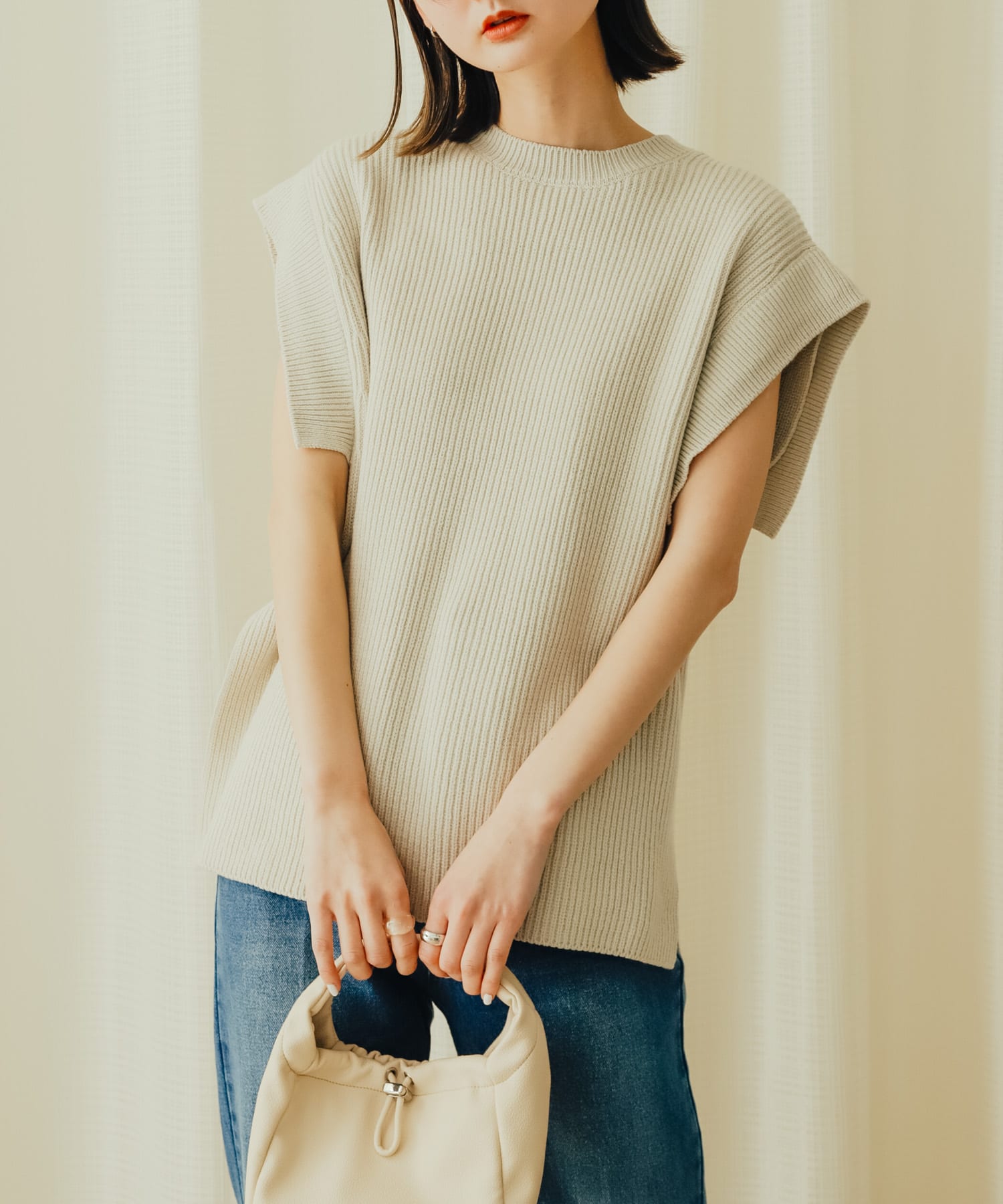 身長：169cm サイズ：one