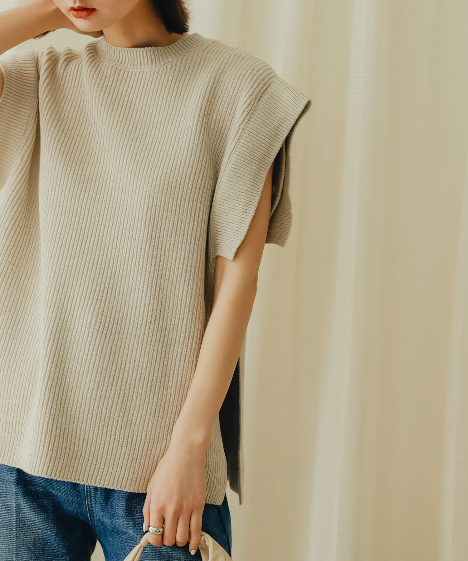 身長：169cm サイズ：one