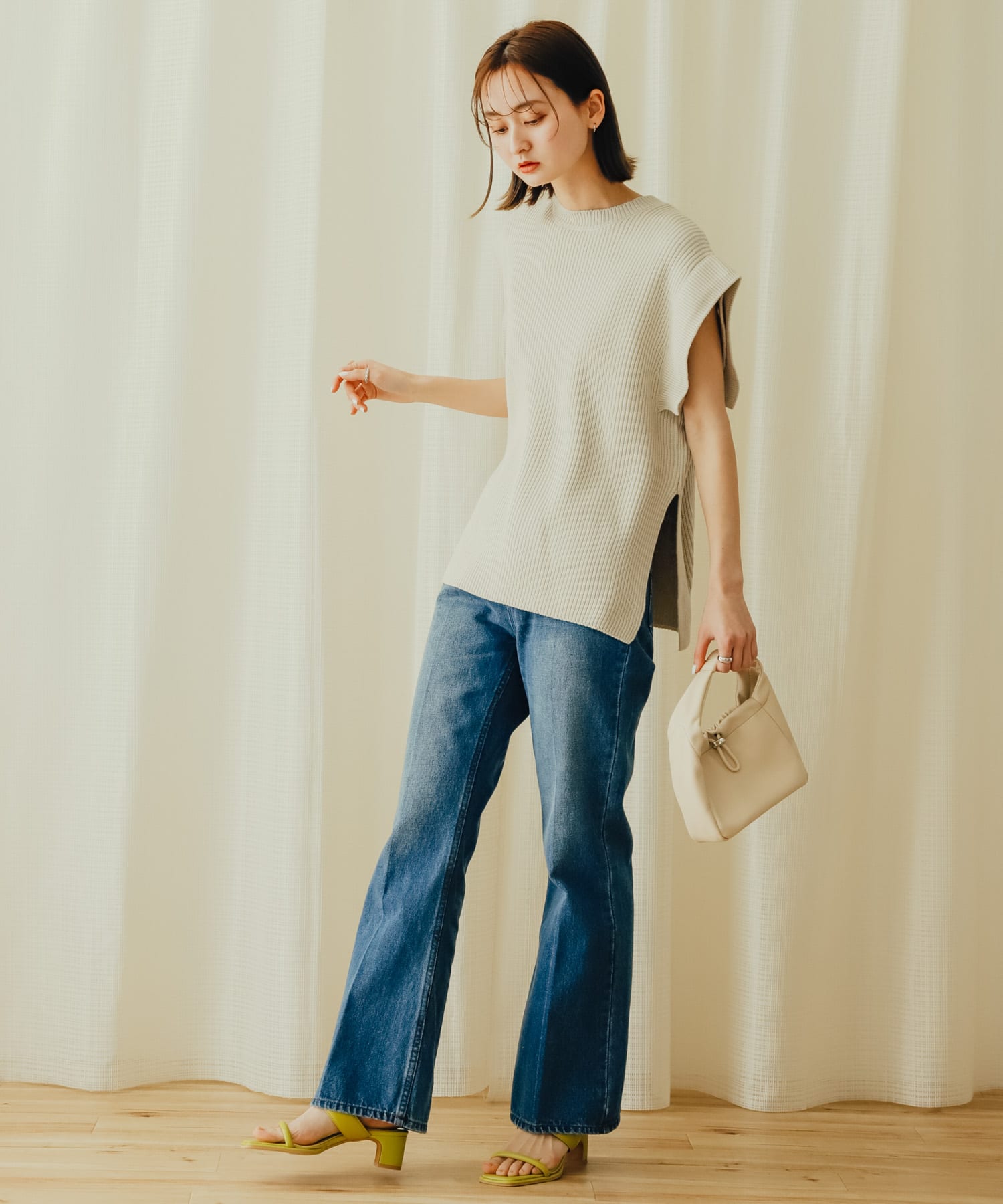 身長：169cm サイズ：one