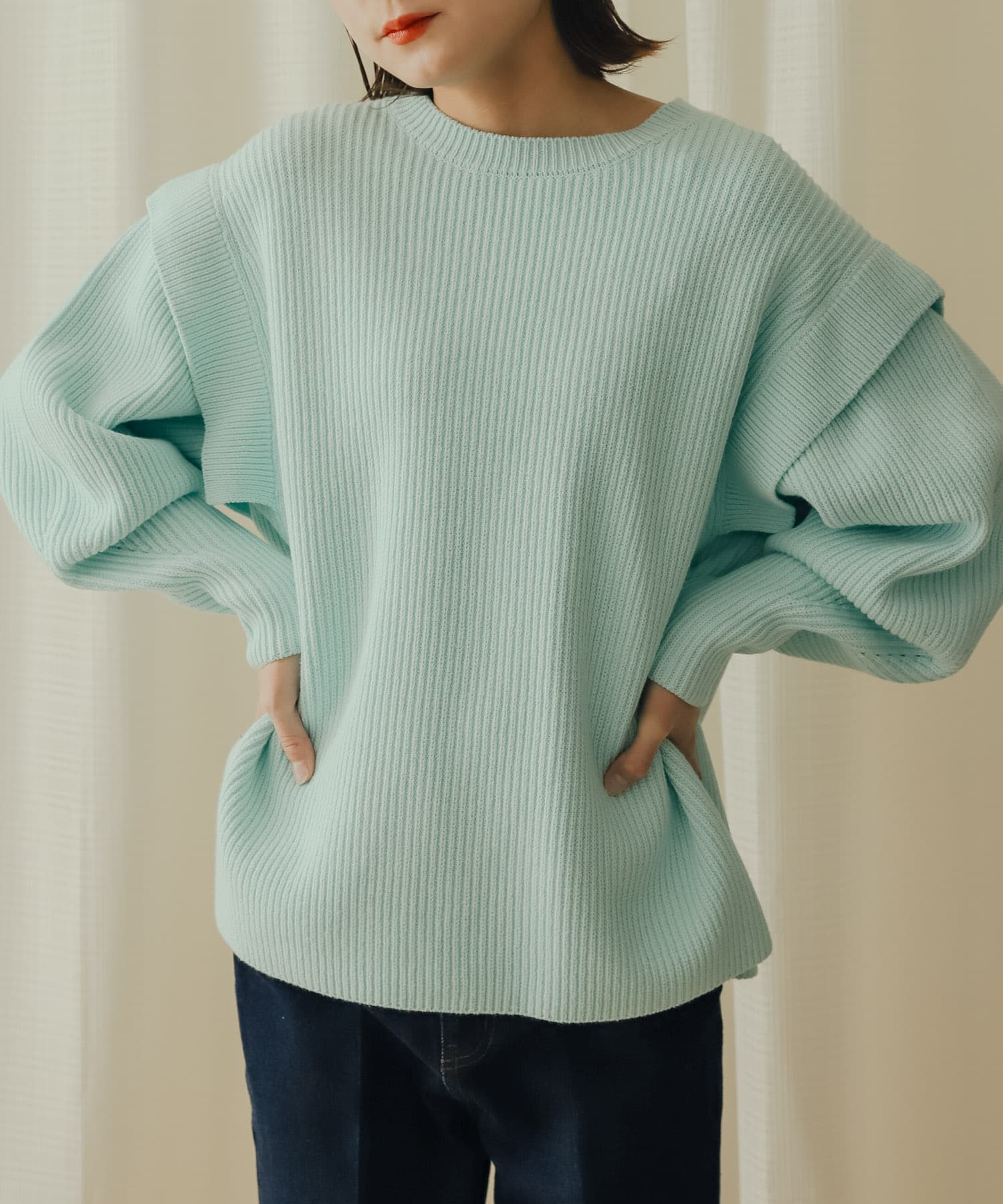 身長：162cm サイズ：one