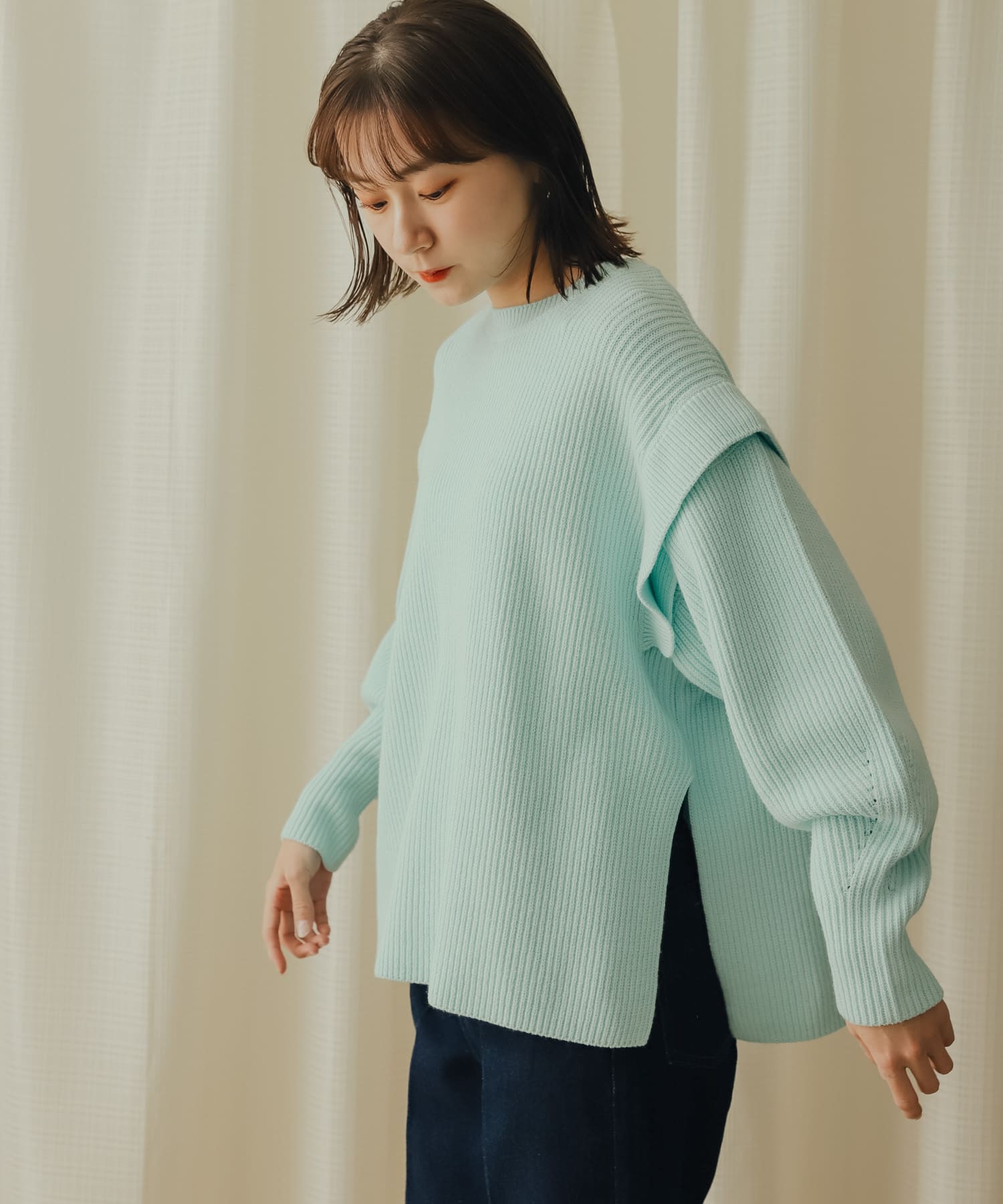 身長：162cm サイズ：one