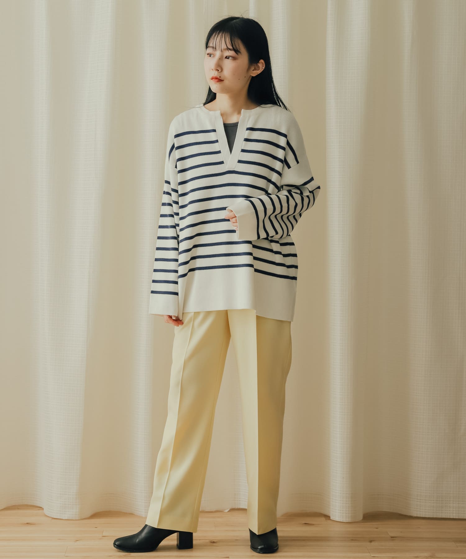 身長：156cm サイズ：one