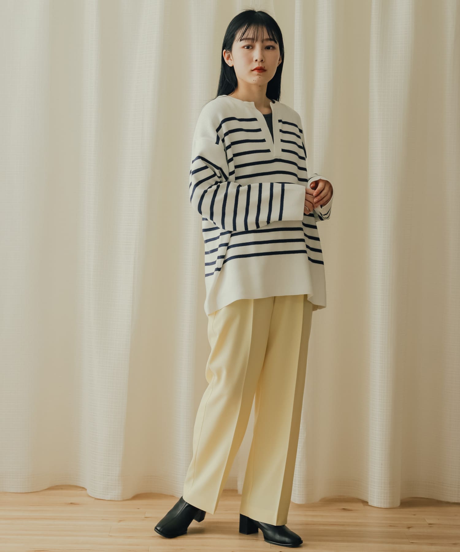 身長：156cm サイズ：one