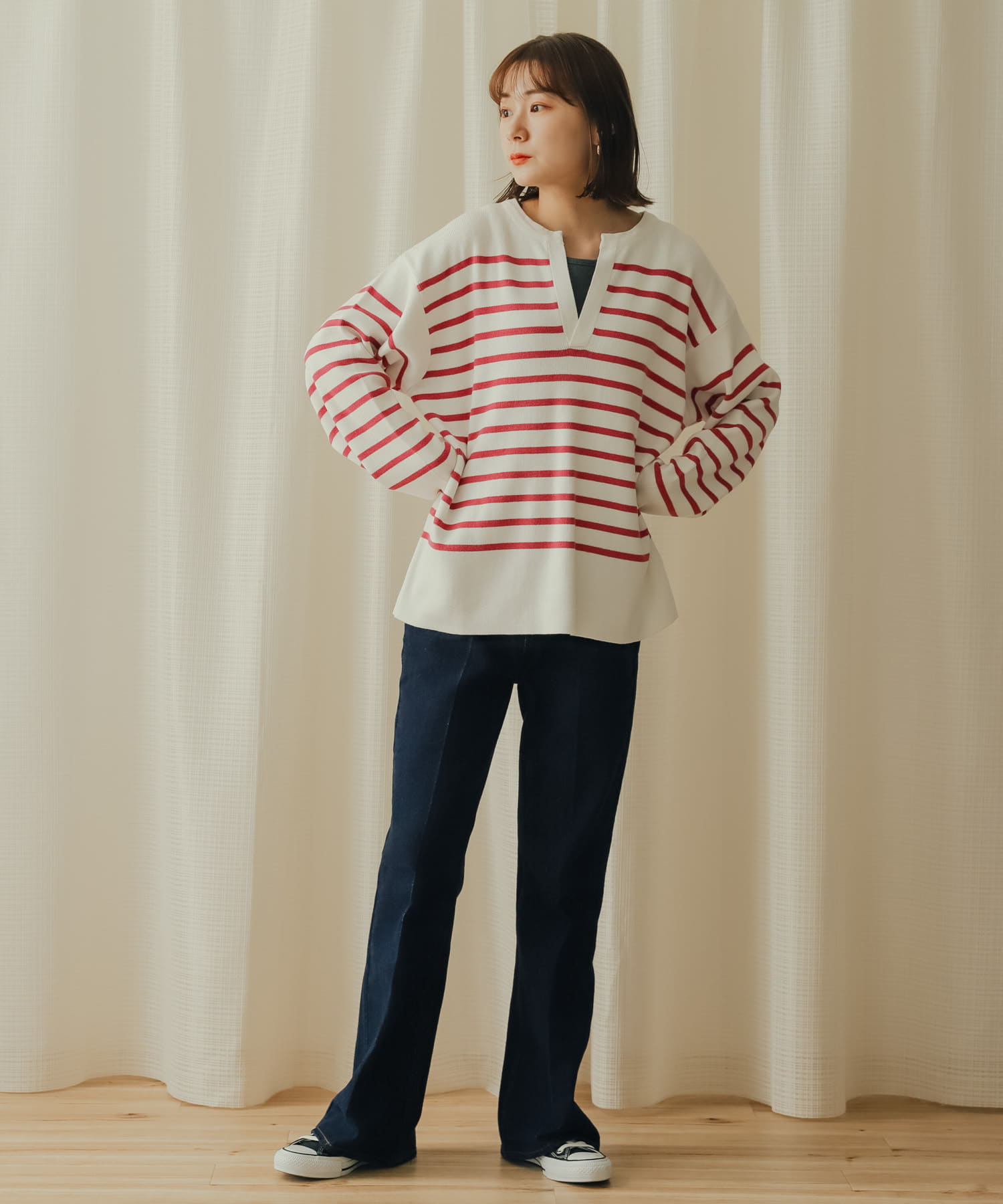 身長：162cm サイズ：one