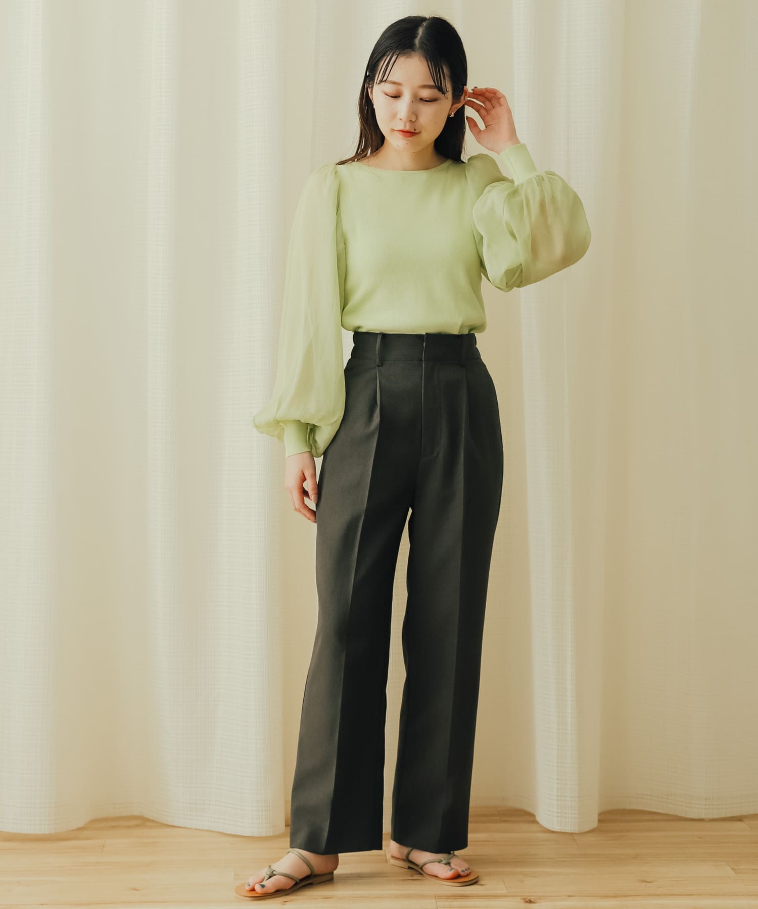 身長：156cm サイズ：S
