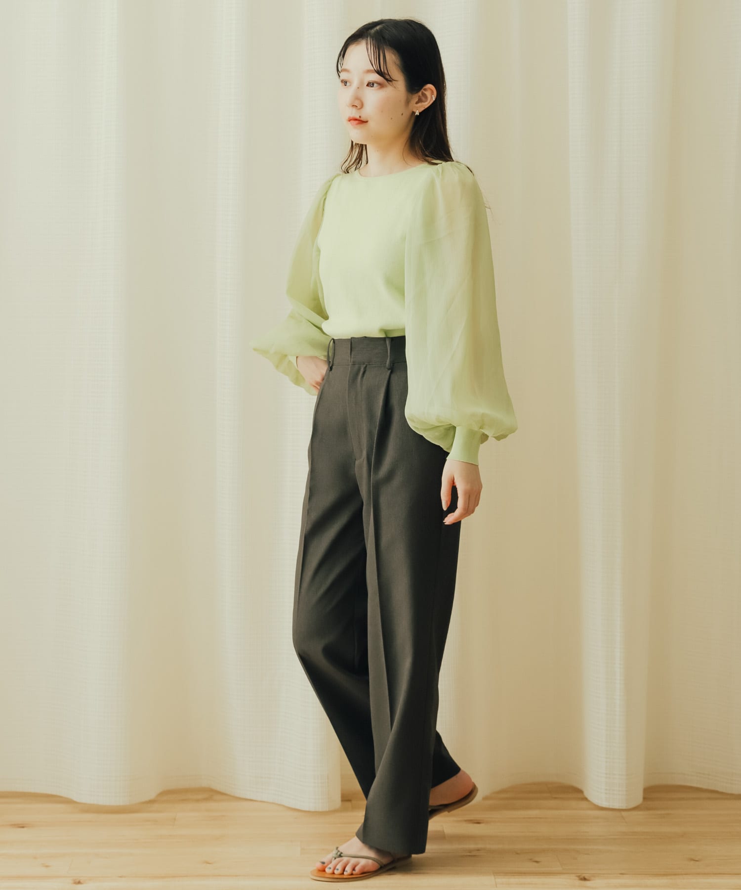 身長：156cm サイズ：S