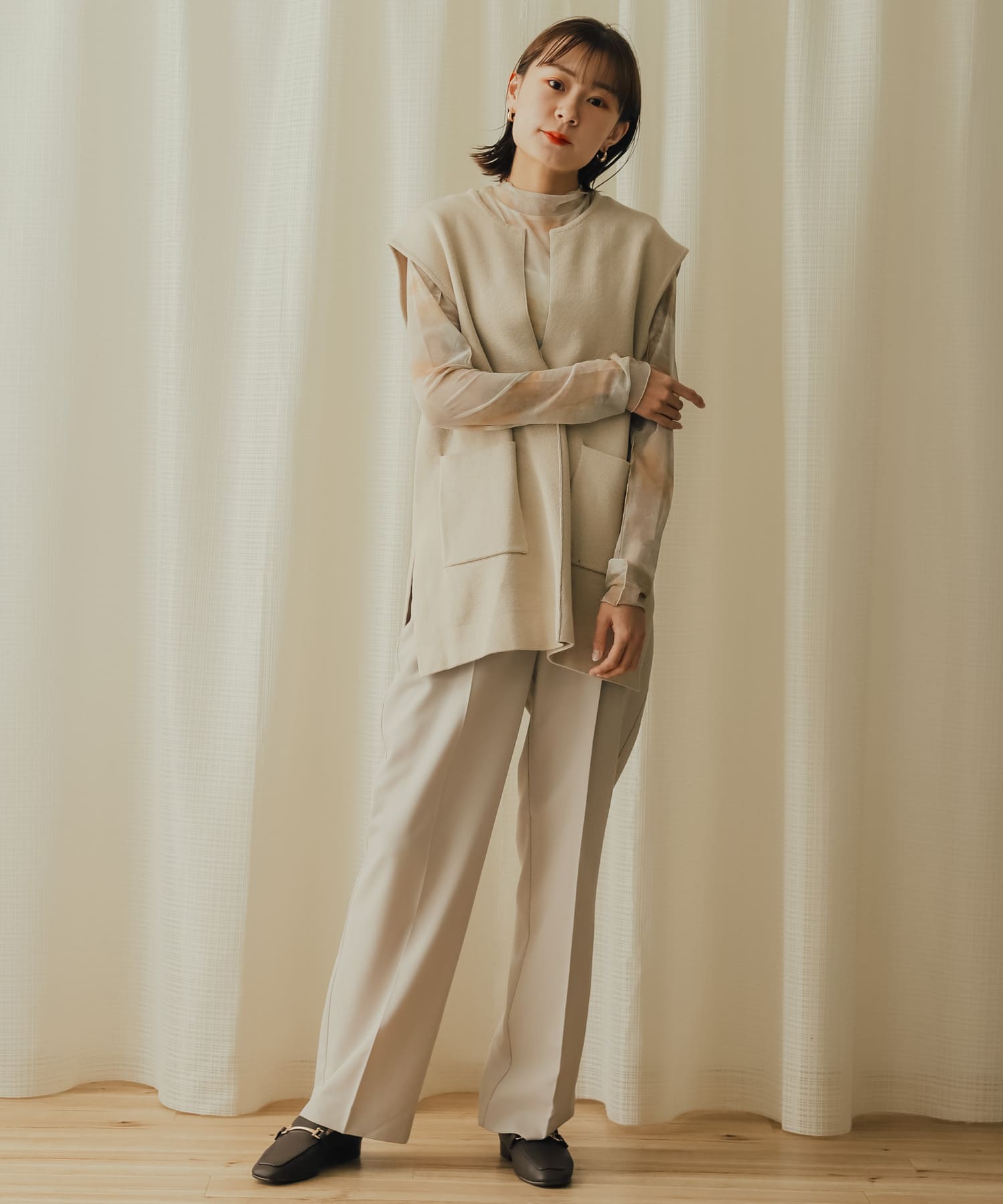 身長：162cm サイズ：M