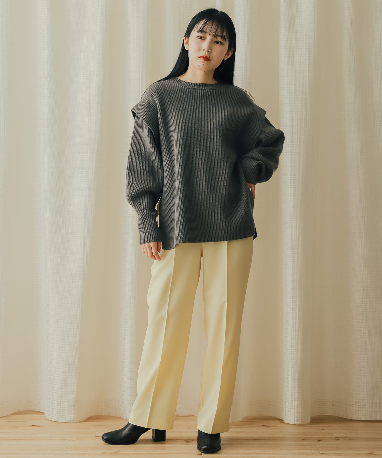 身長：156cm サイズ：S