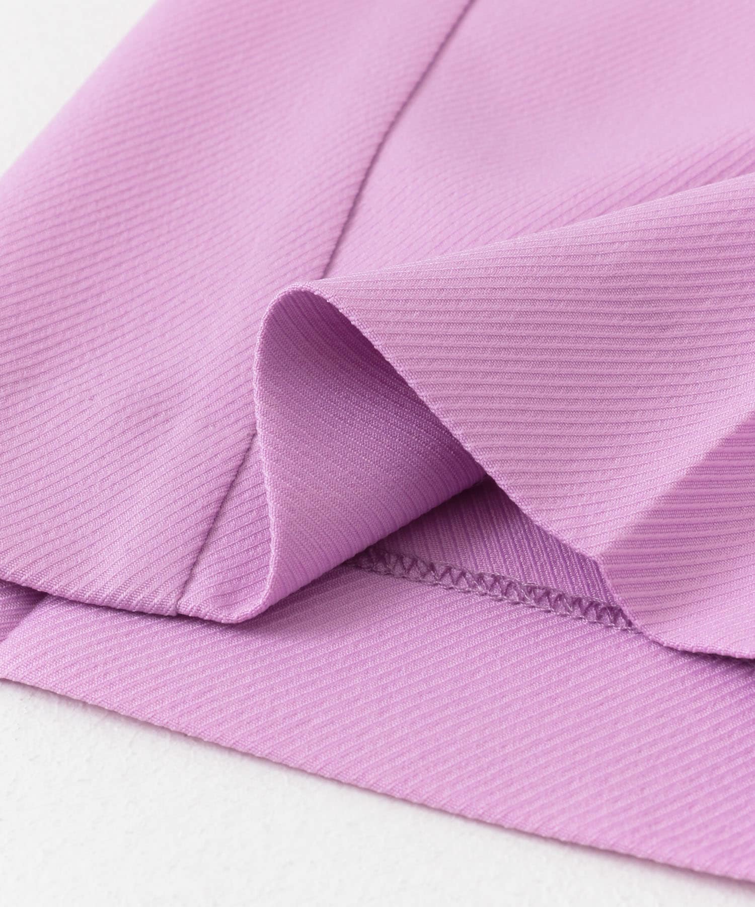 センタープレススラックスパンツ PINK XS