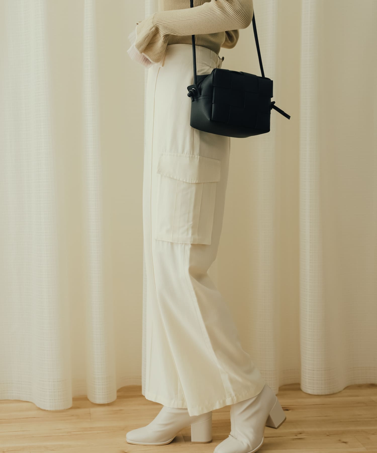 身長：169cm サイズ：one