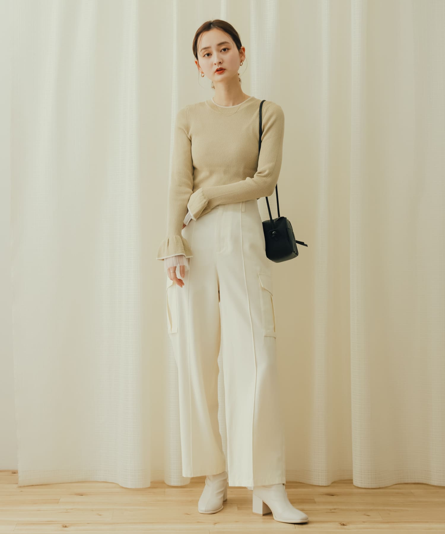 身長：169cm サイズ：one