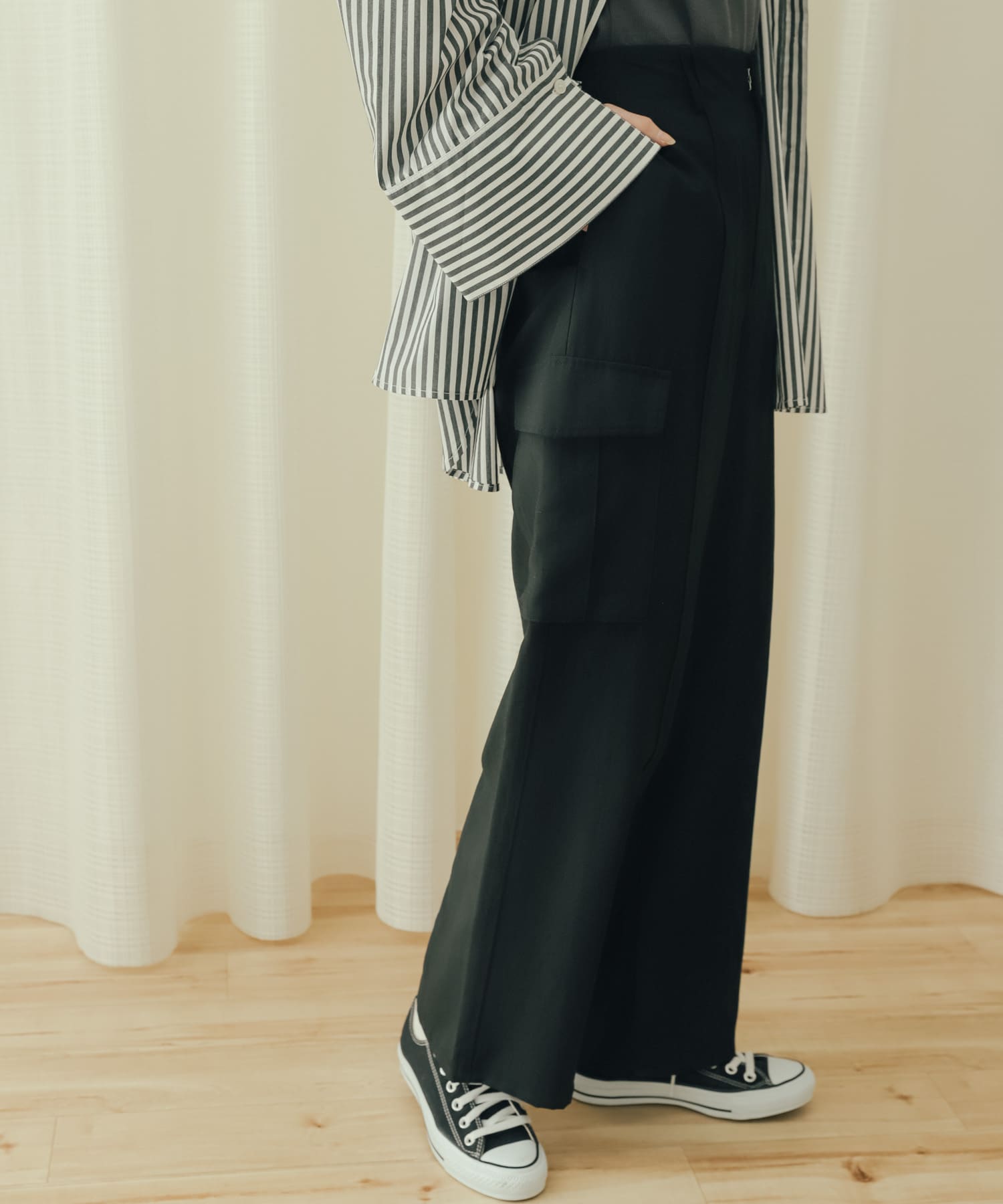 身長：169cm サイズ：one