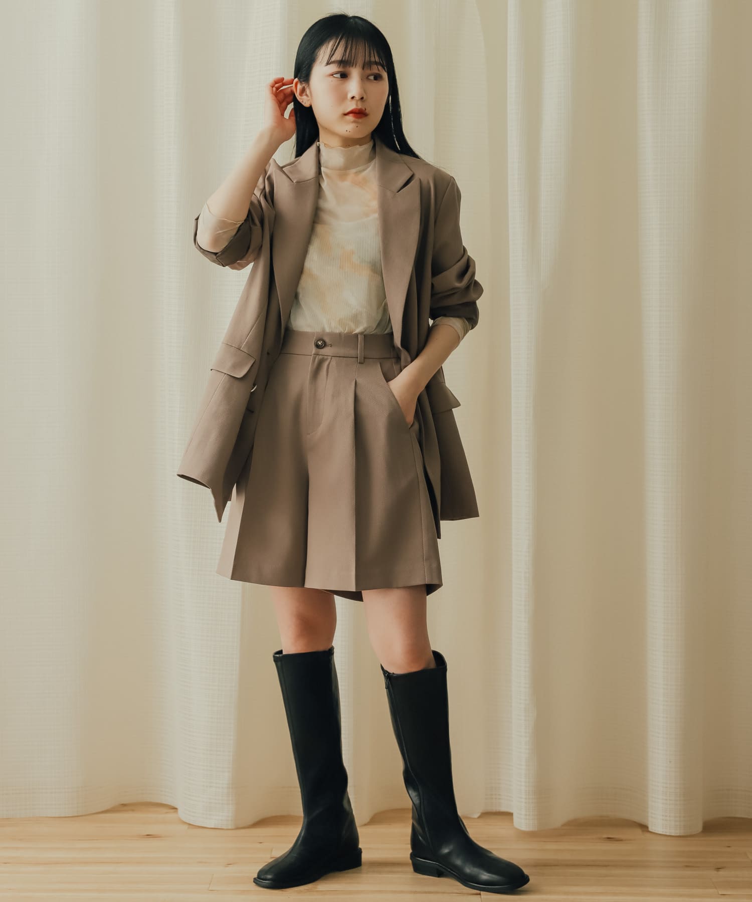 身長：156cm サイズ：S