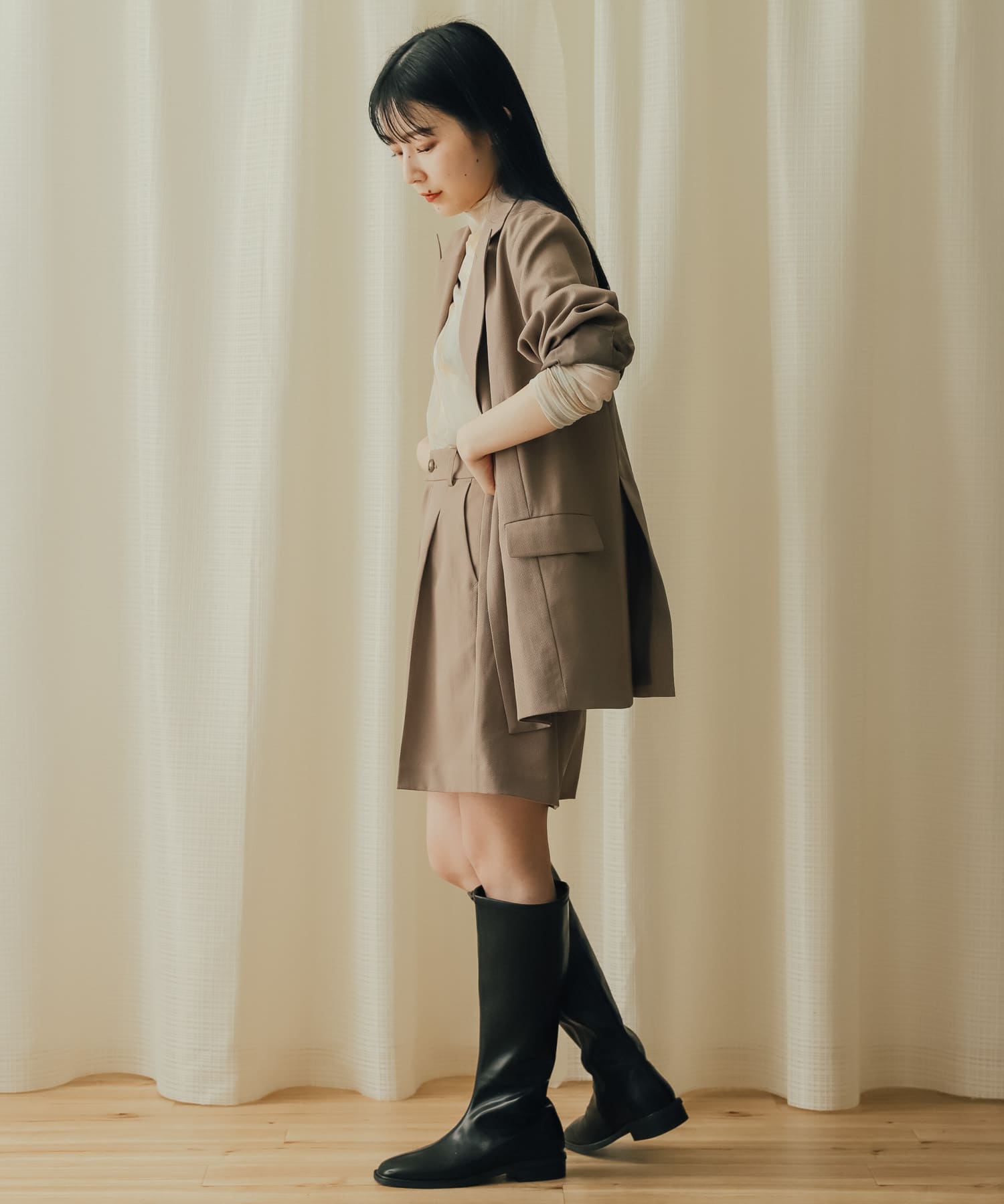 身長：156cm サイズ：S