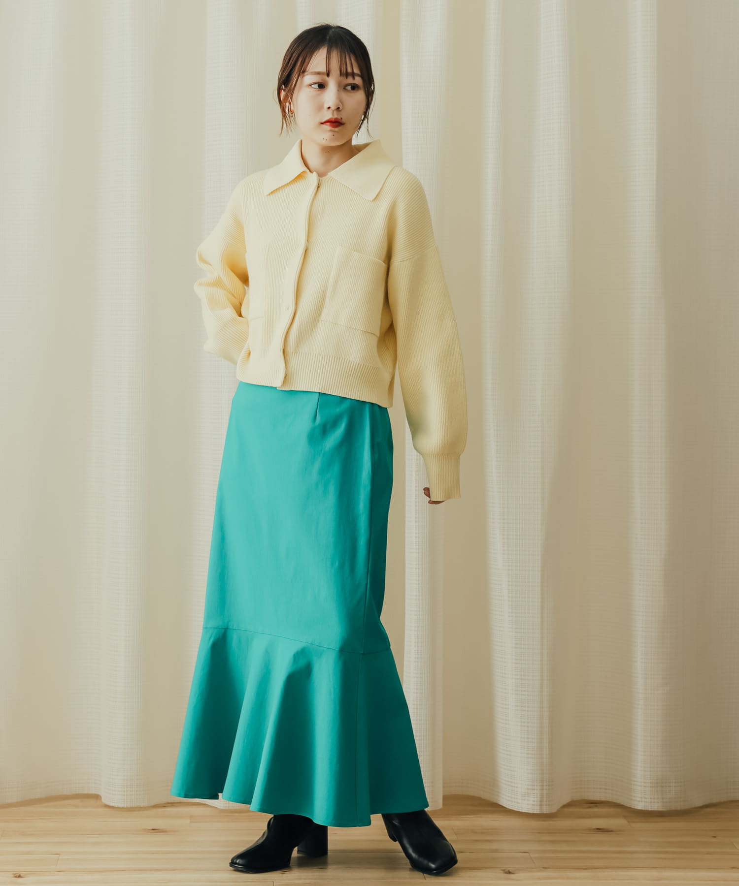 身長：156cm サイズ：M