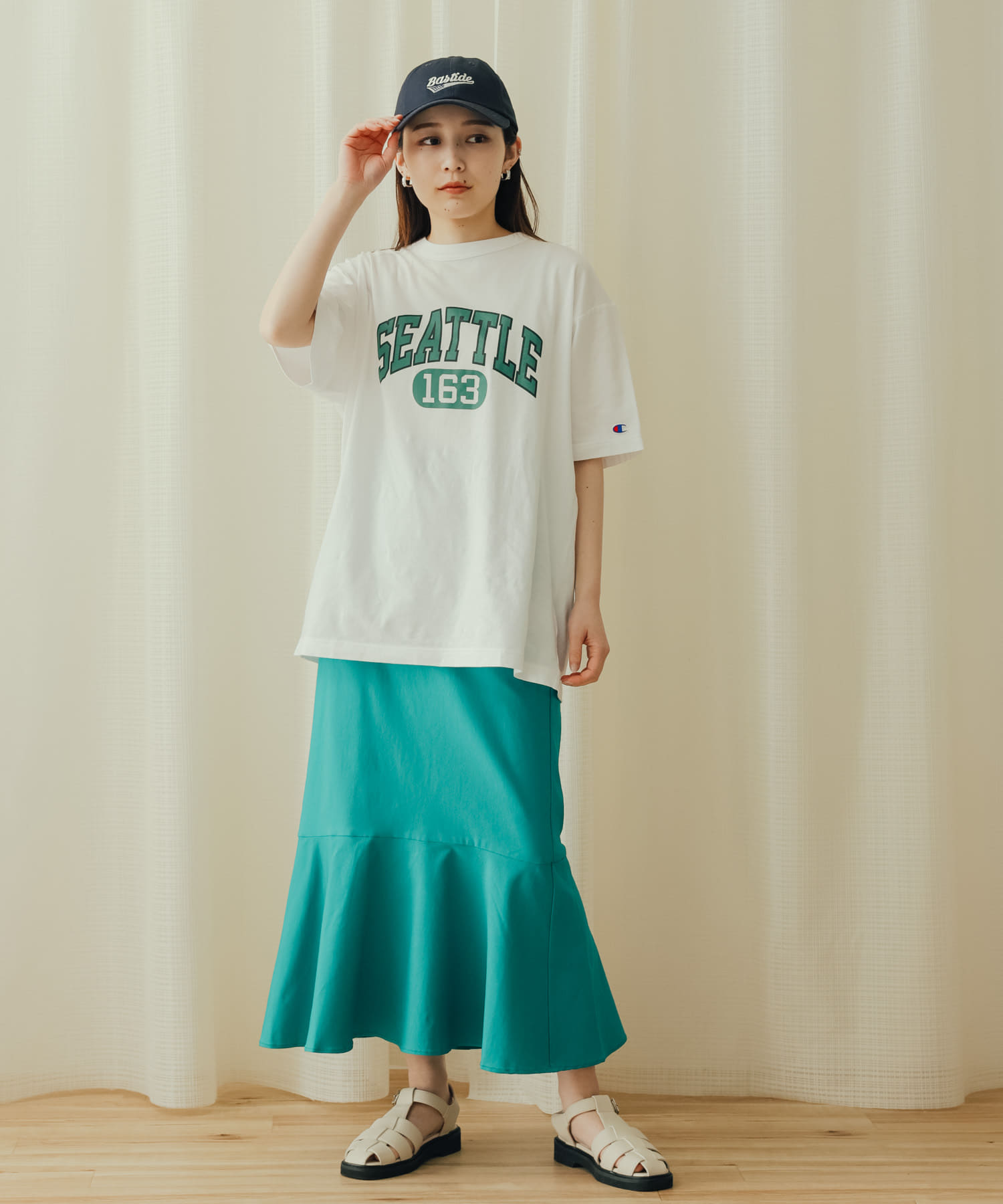 身長：156cm サイズ：XS