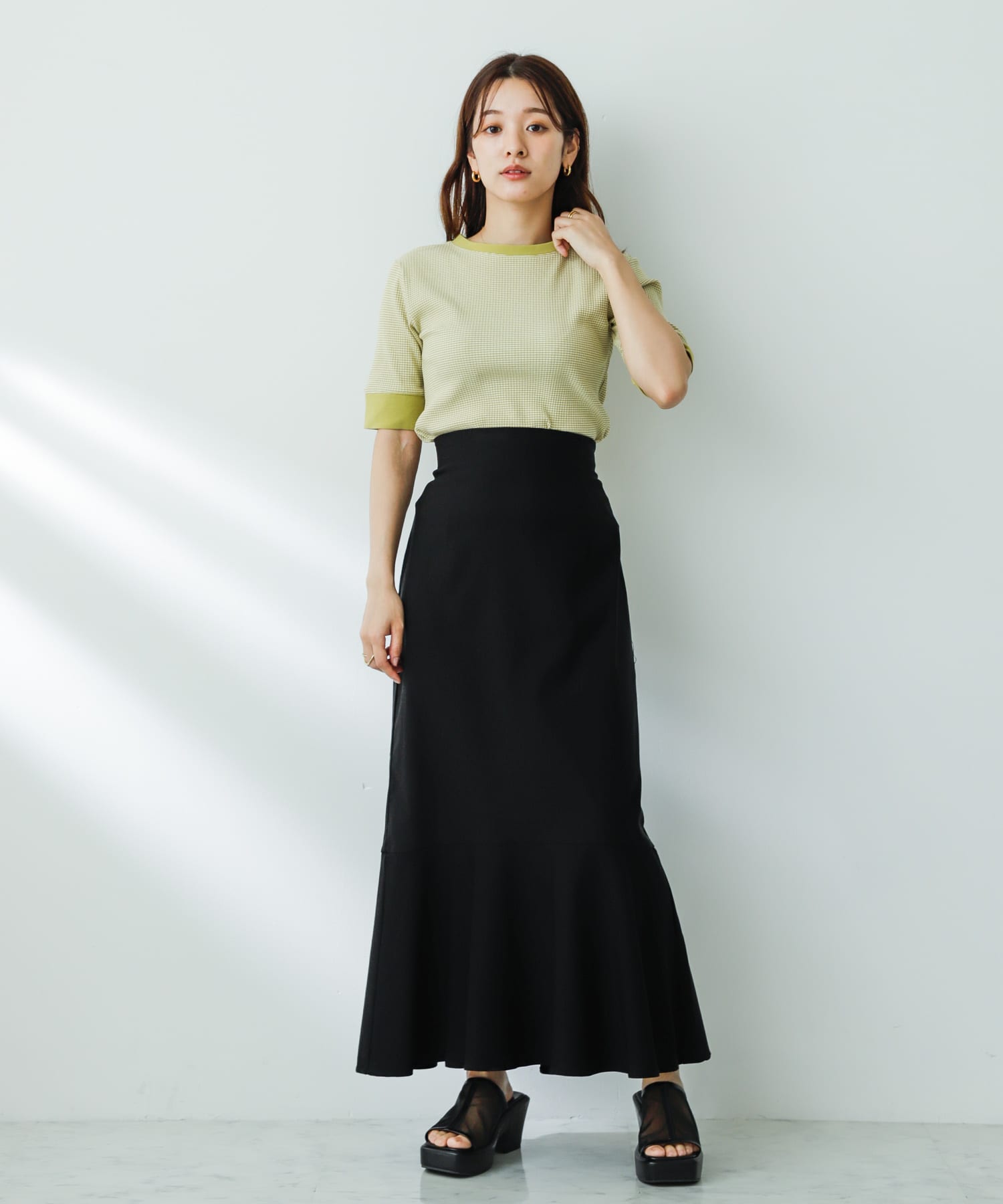 身長：155cm サイズ：M