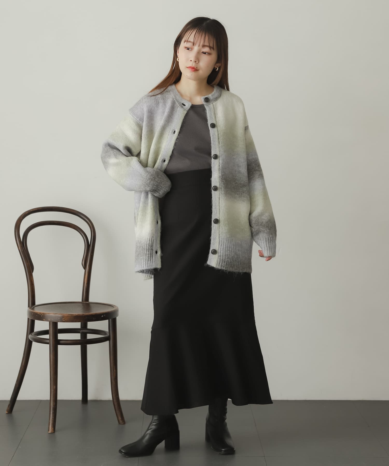 身長：156cm サイズ：XS