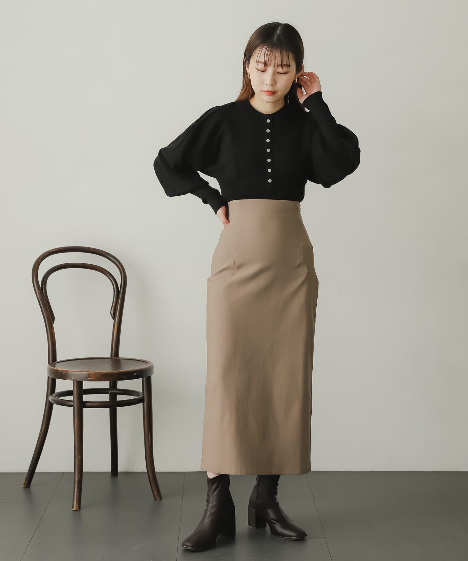 身長：156cm サイズ：XS