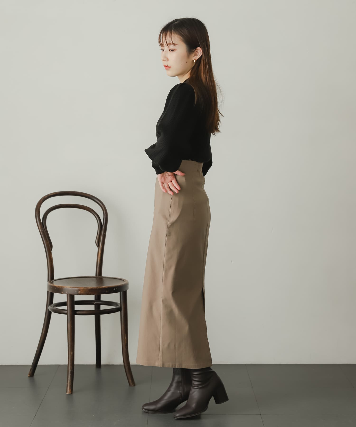 身長：156cm サイズ：XS