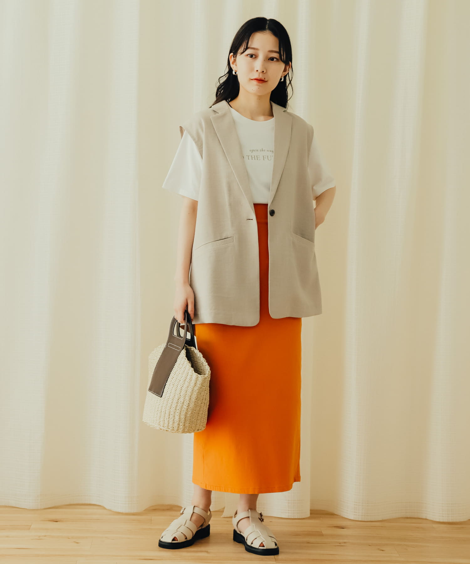 身長：156cm サイズ：XS