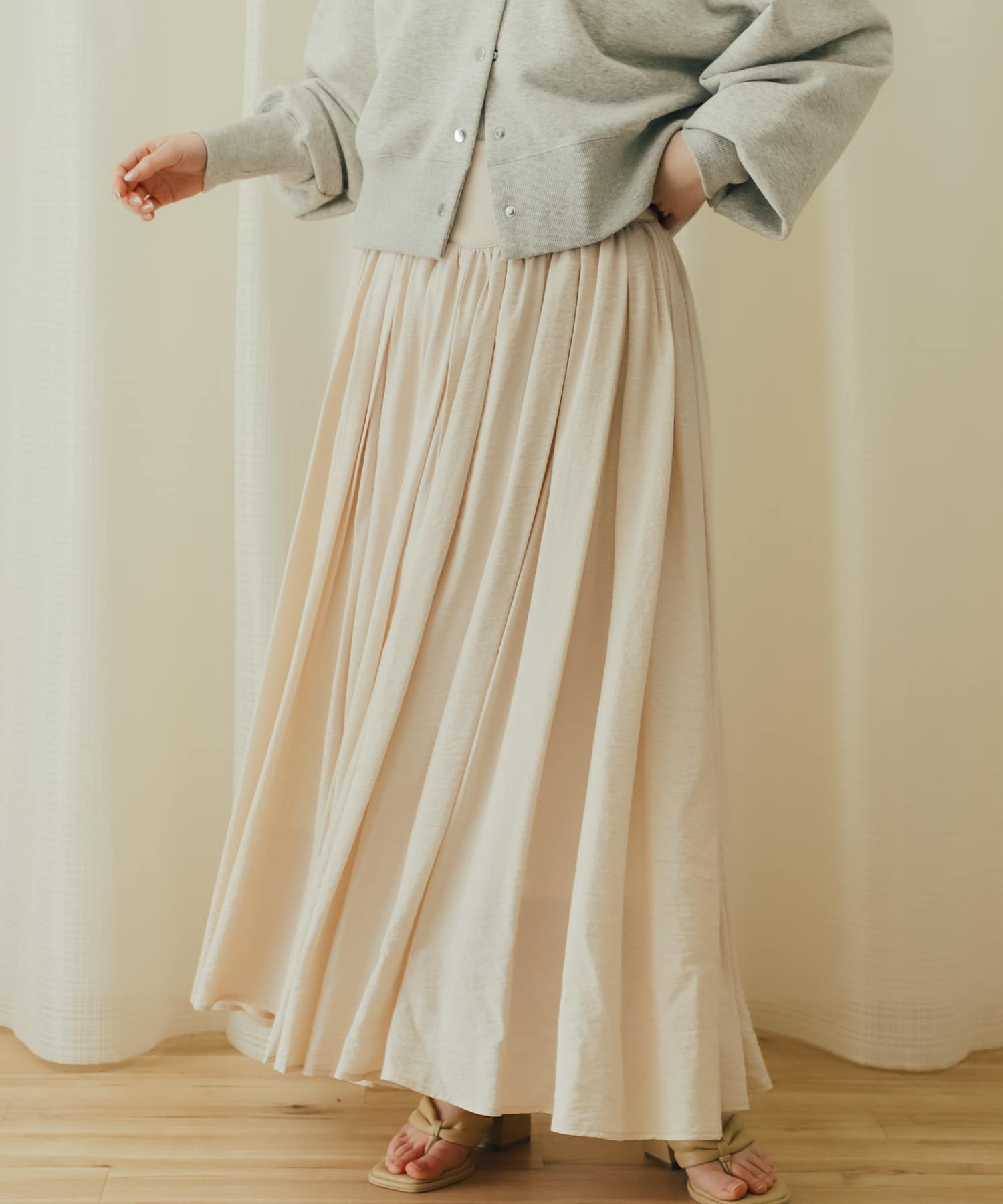 身長：156cm サイズ：one
