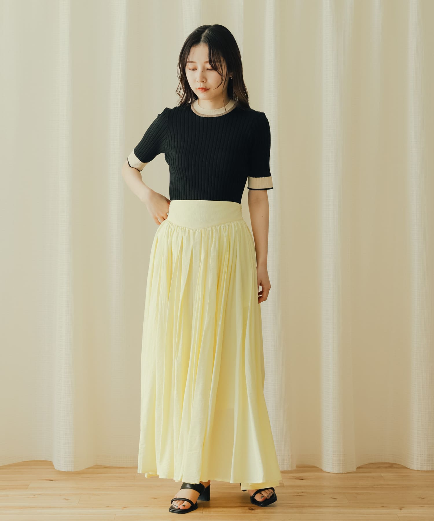 身長：156cm サイズ：one