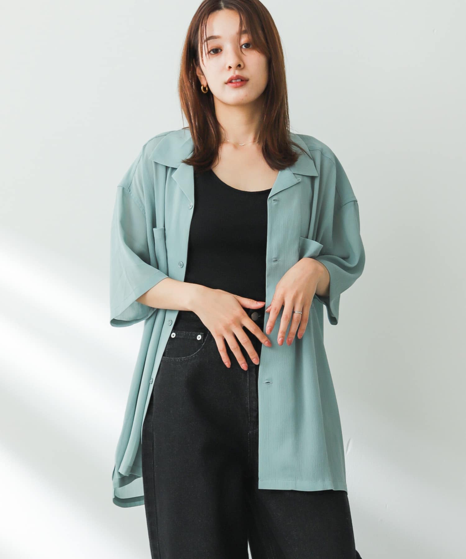 身長：155cm サイズ：M