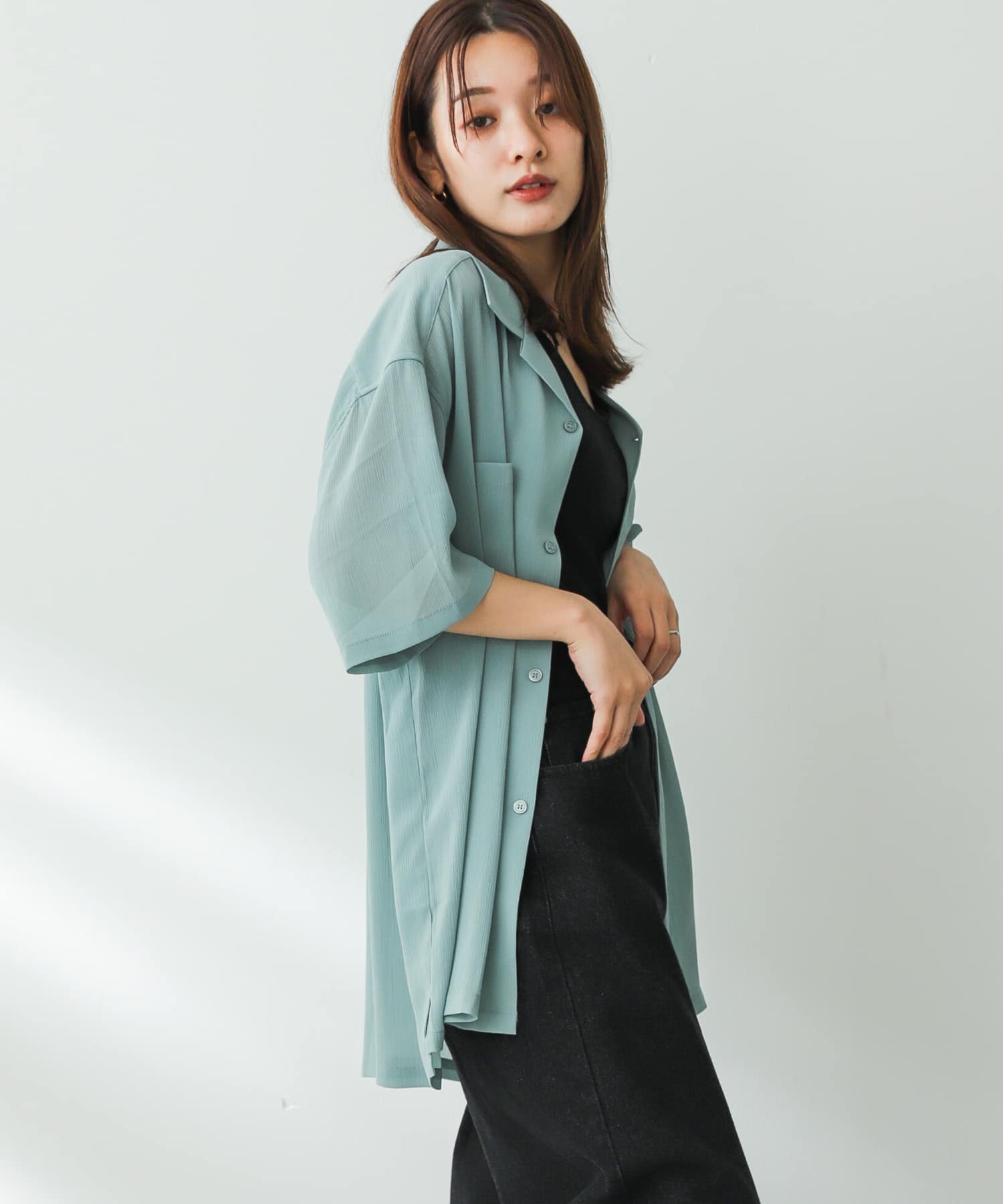 身長：155cm サイズ：M